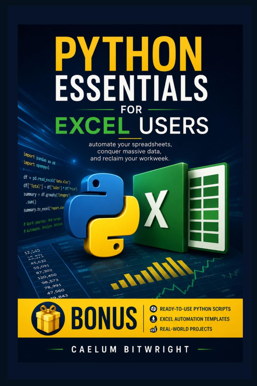 Python Essentials for Excel Users: Automate Your Spreadsheets, Conquer Massive Data, and Reclaim Your Workweek (The Caelum Protocol)