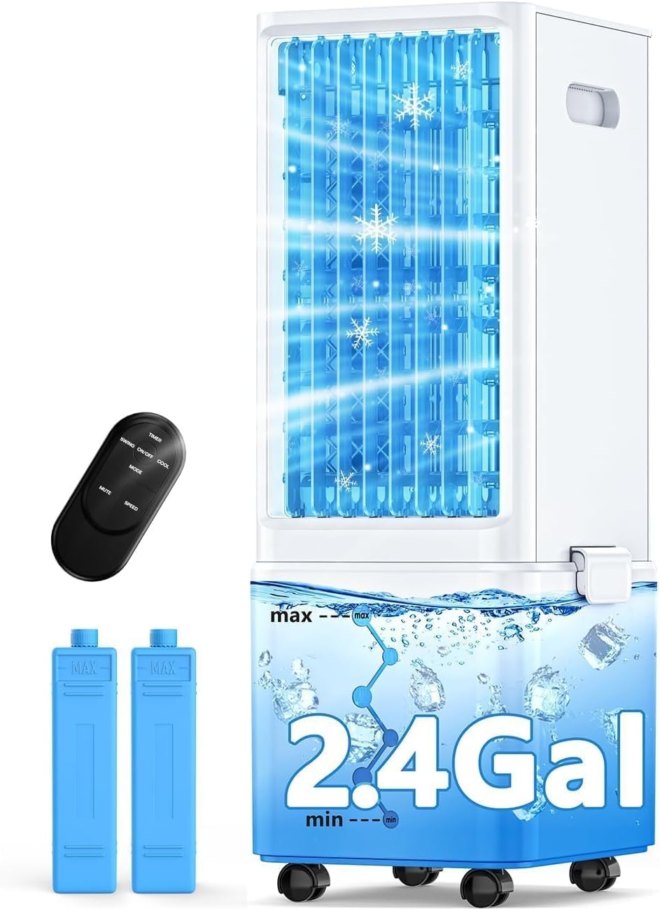 COOLECHAIRCONDITIONER Portable Windowless Evaporative Air Cooler Review: Multi-Mode Quiet Cooling