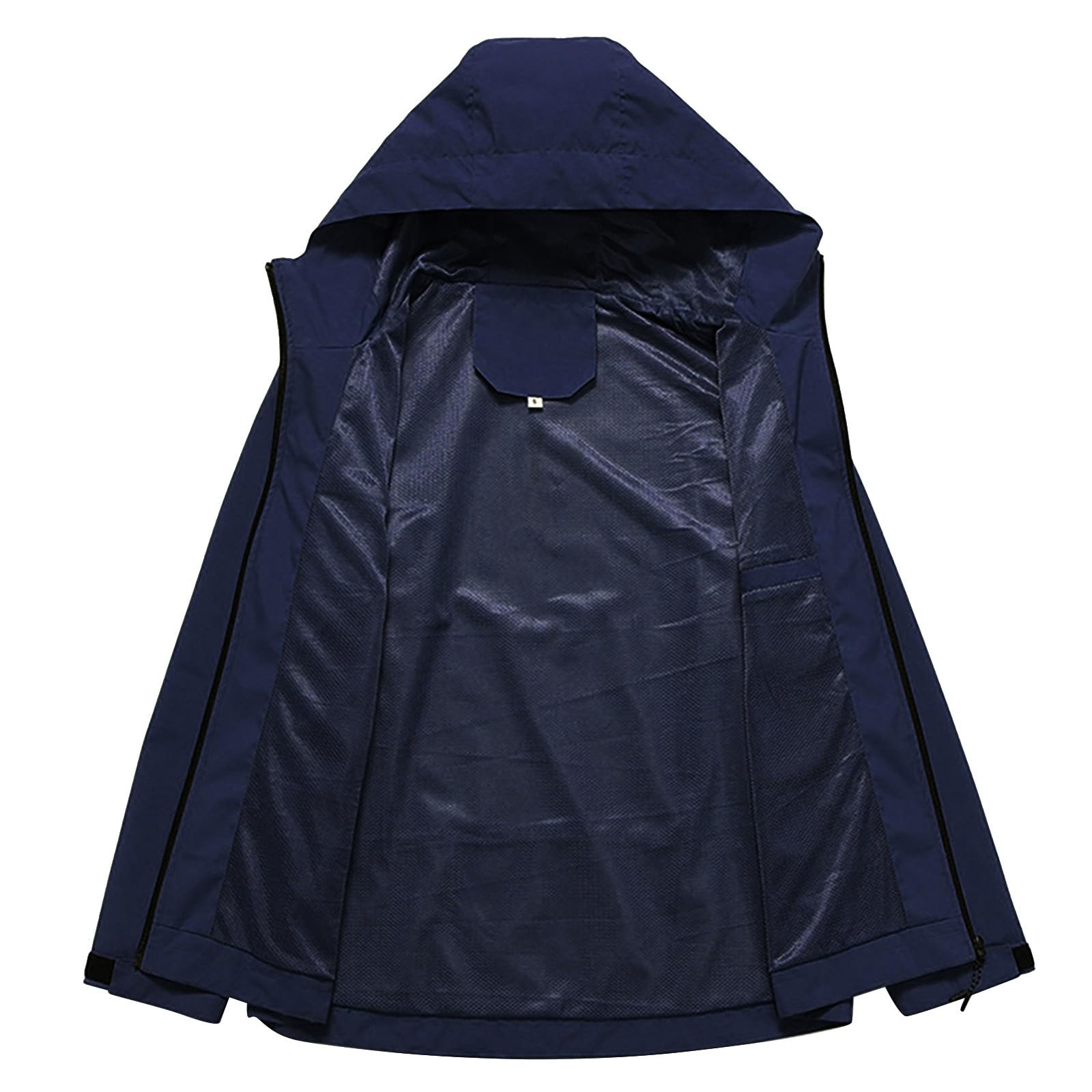 Giacca Antipioggia Da Donna, A Leggera Con Cappuccio, Impermeabile Ripiegabile Giubbotto Invernale Elegante Vento Tecnica Running Corsa Donna Womens Rain Jacket Softshell Pieghevole