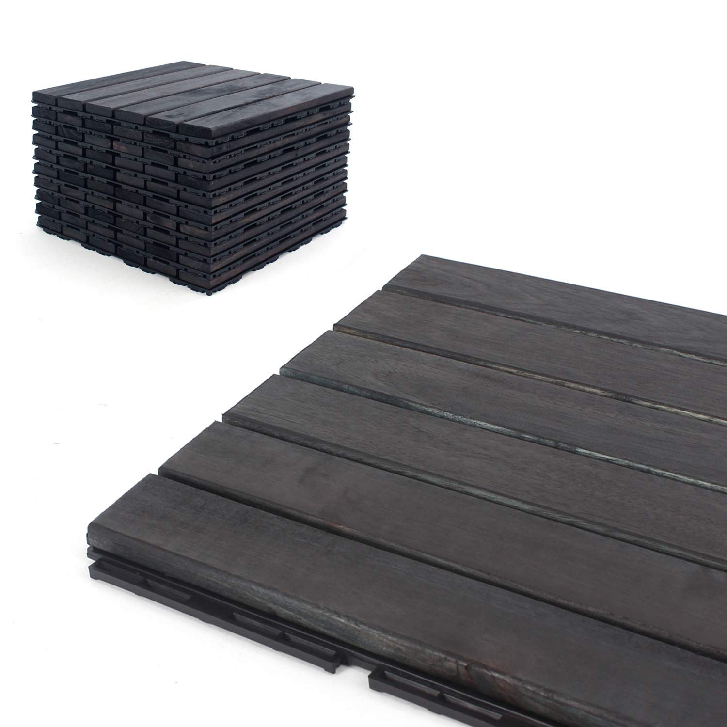 Buy Interlocking Deck Tiles Wood Patio Flooring Interlocking Patio