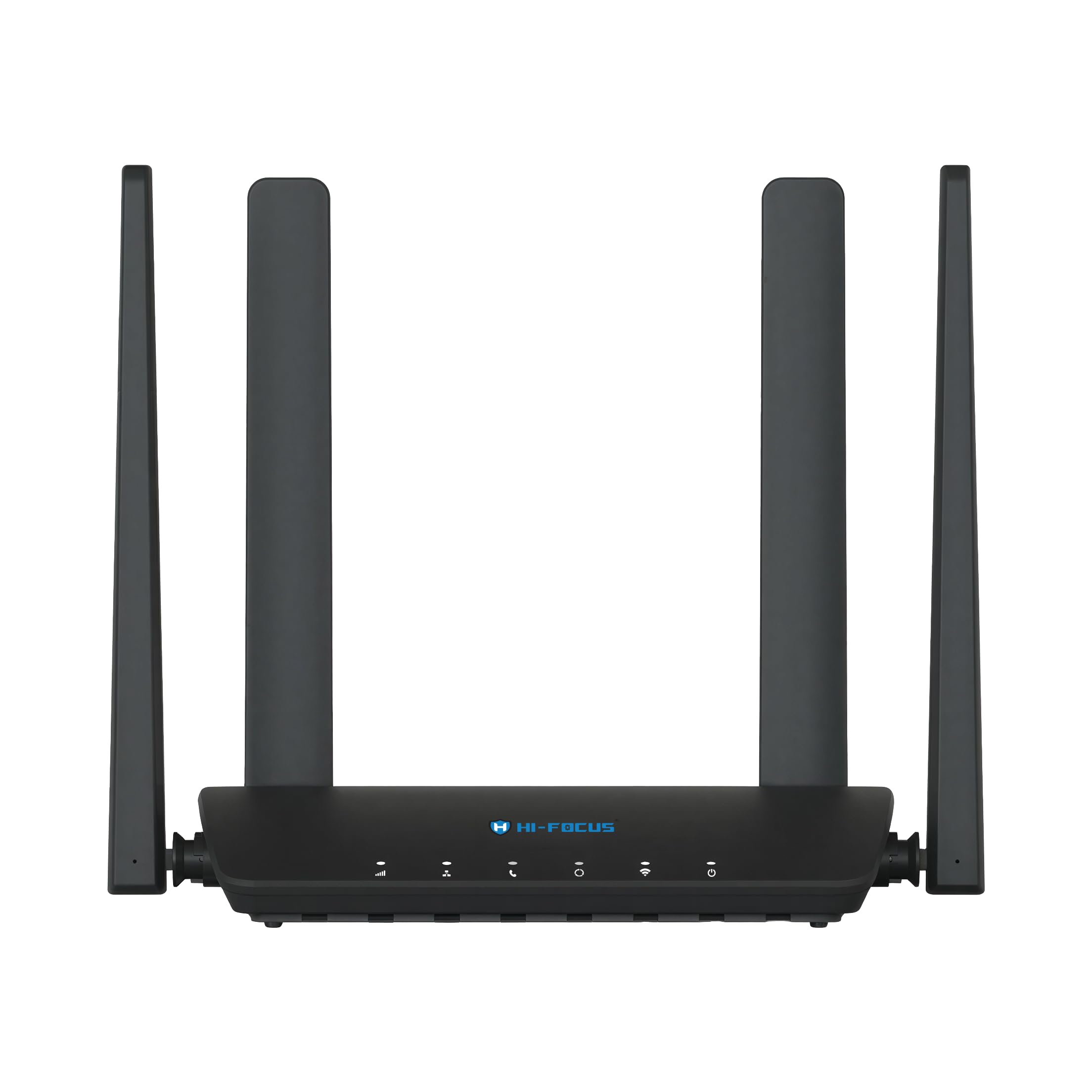 Hi-Focus 4G LTE WiFi Router with RJ11 | 300Mbps Speed | 2 LAN Ports | Volte Call Support | SIM Slot | 4 External Antennas | Firewall & SMS Manager | Type-C Power |-image-18