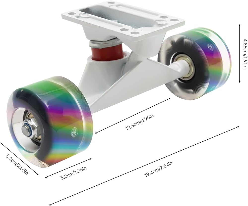 Amazon.com : 5in Skateboard Trucks Combo Set, Cruisers Wheels with