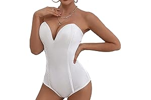 Playboy Bunny Costume: Alluring Lace-Up Bodysuit in Pristine White Velvet
