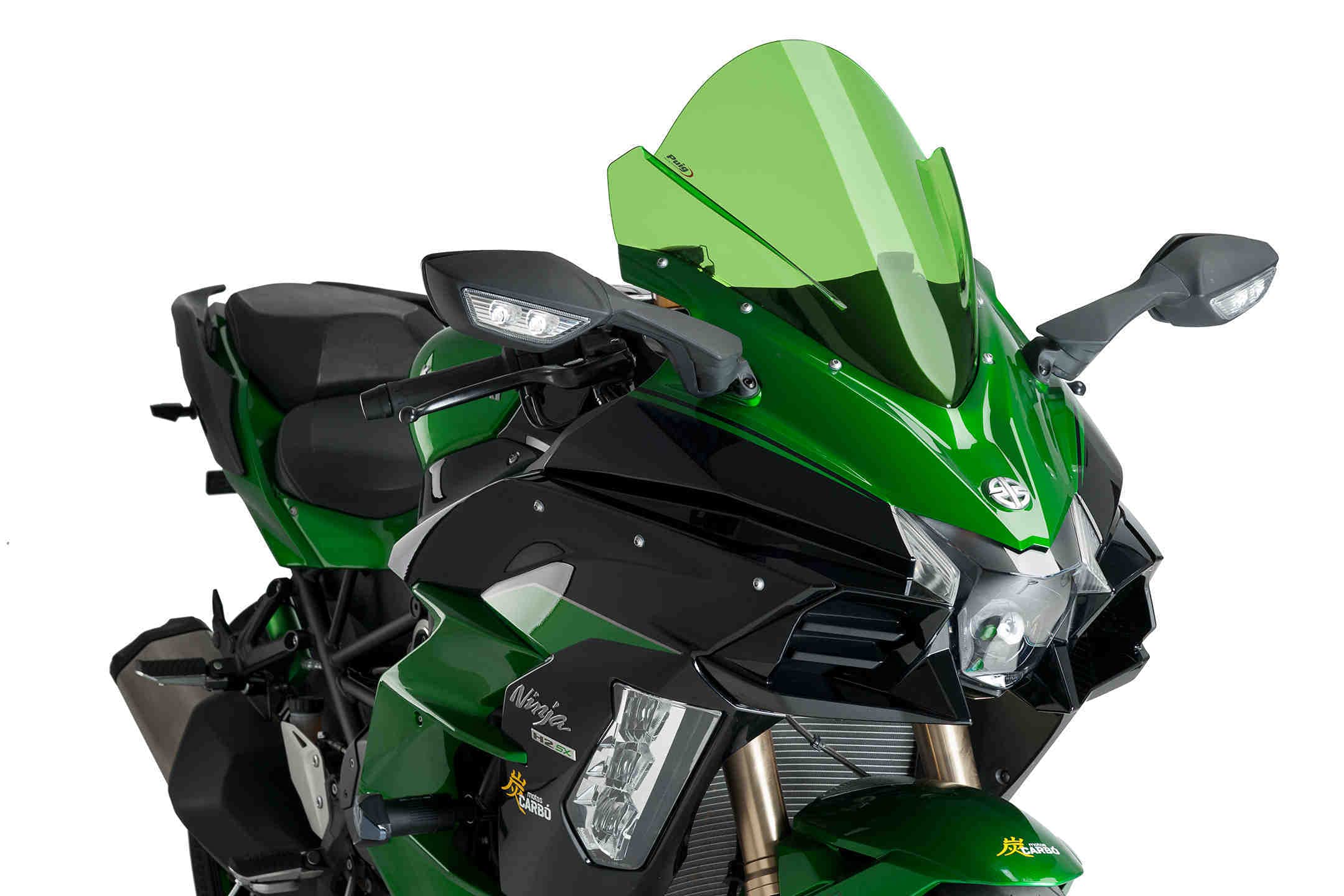 Puig Green Racing Screen Kawasaki Ninja H2 SX 2018-2022