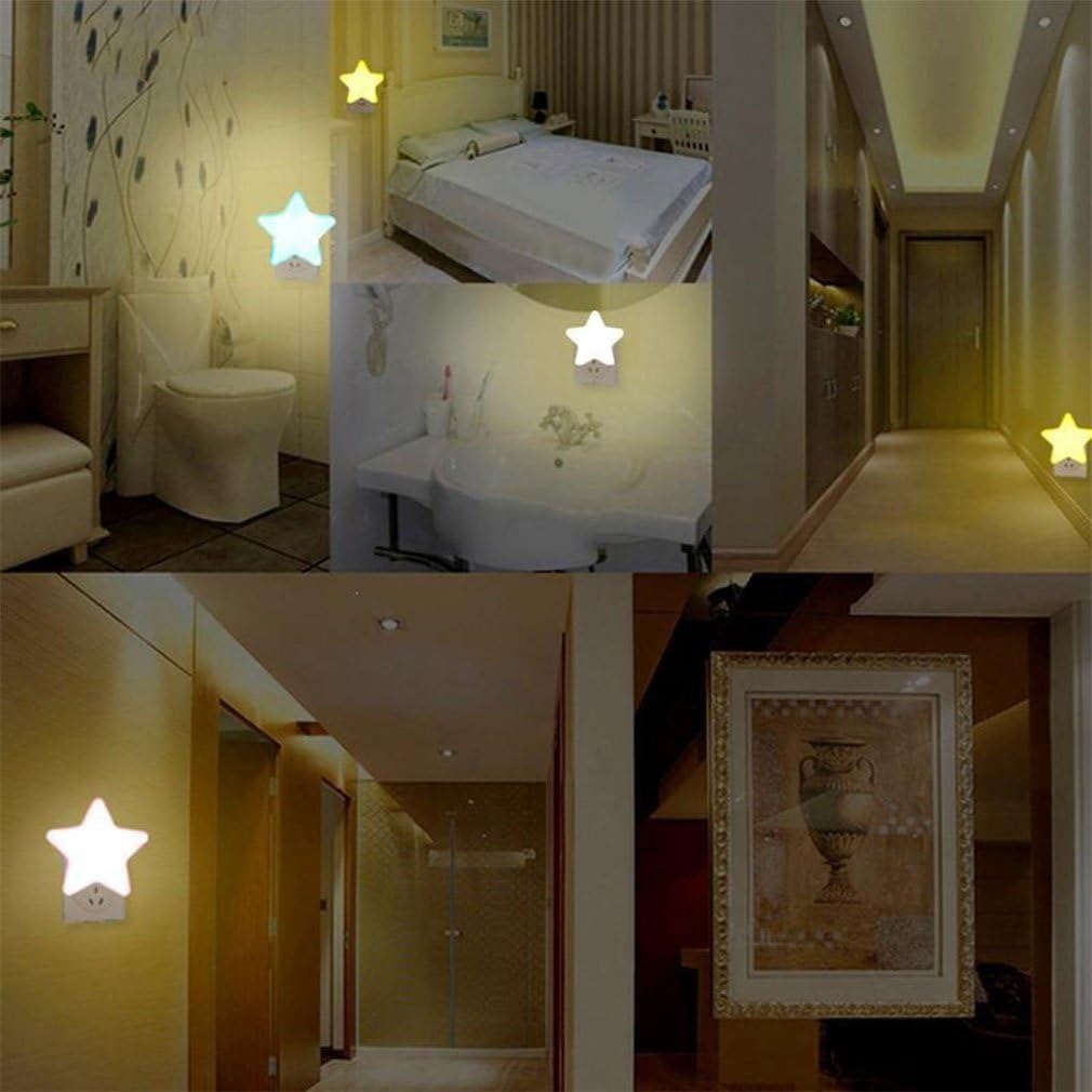 Veilleuse Etoile Prise De Lumiere De Nuit Pour Enfants Kuozen Mini Star Forme Prise Murale Plug In Led Nuit Lumieres Lampe Automatique Pour Bebe Enfants Chambre Decoration Bleu Amazon Fr Luminaires Et Eclairage
