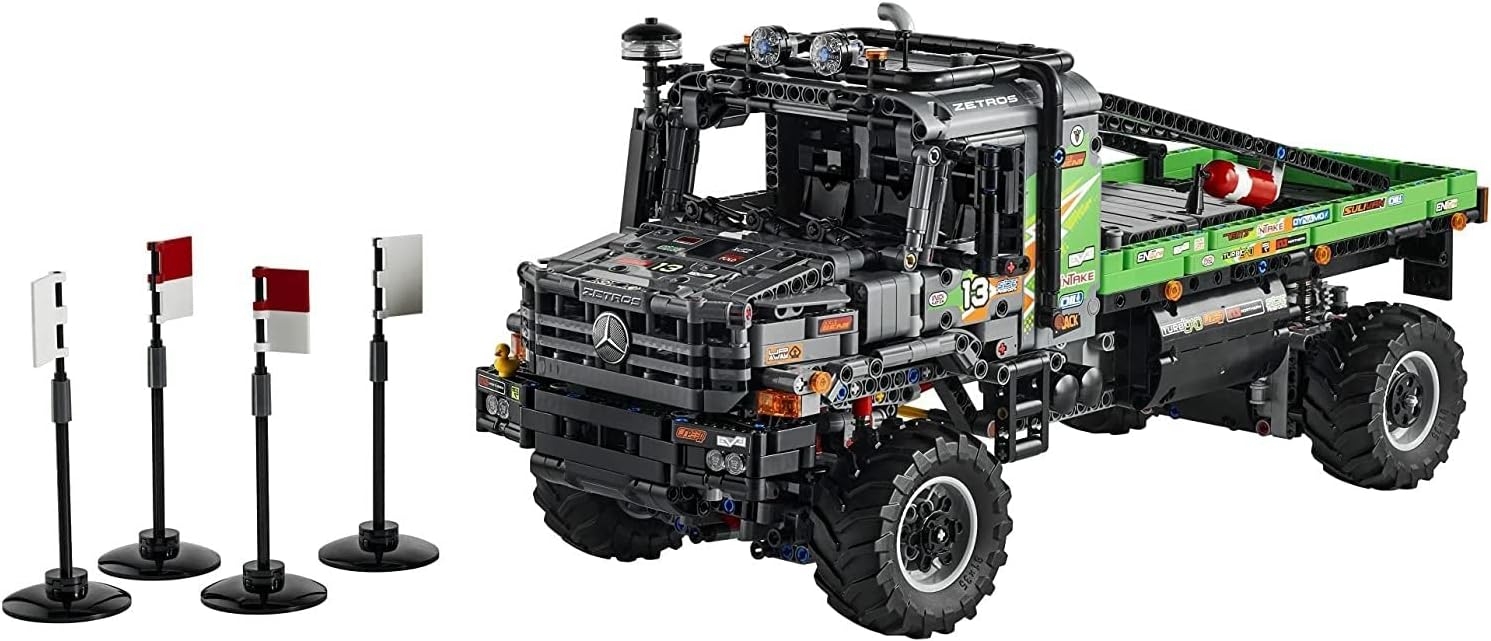 LEGO Technic 4x4 Mercedes-Benz Zetros Trial Truck 42129 Building Kit; Explore A Powerful App-Controlled Toy Truck; New 2021 (2,110 Pieces)