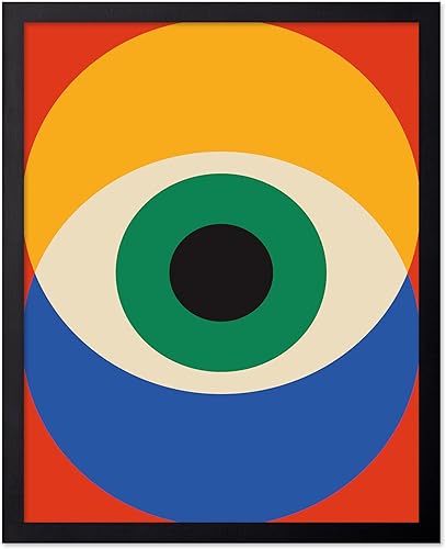 Miniatura 43 de Monem Art Bauhaus Póster – Impresión de sol de California – Arte de círculos arcoíris – Arte geométrico – Arte bohemio chic – Arte moderno de