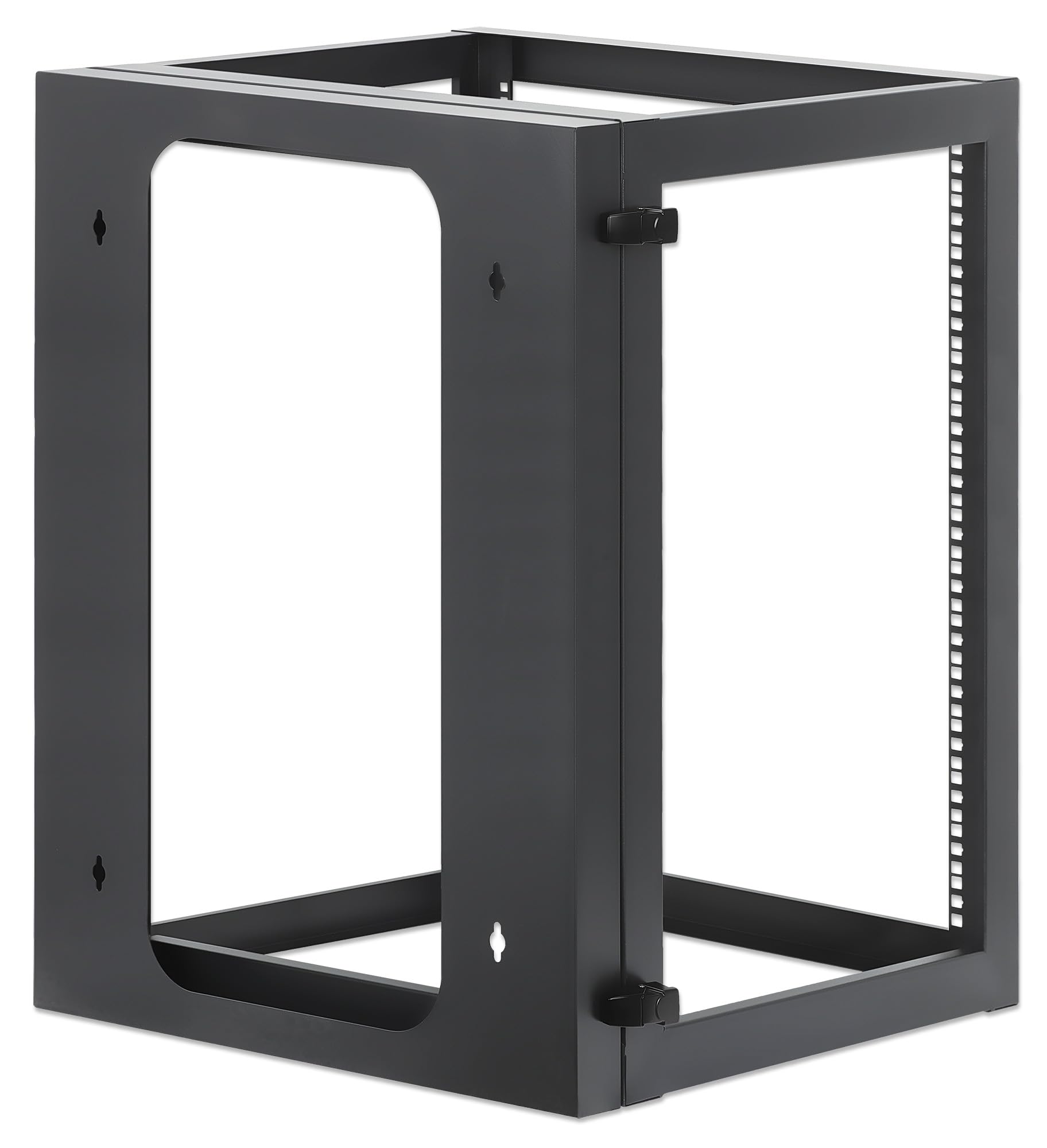 INTELLINET 716161 Armadio a Muro 19" Open Frame 4 Montanti 15U Nero