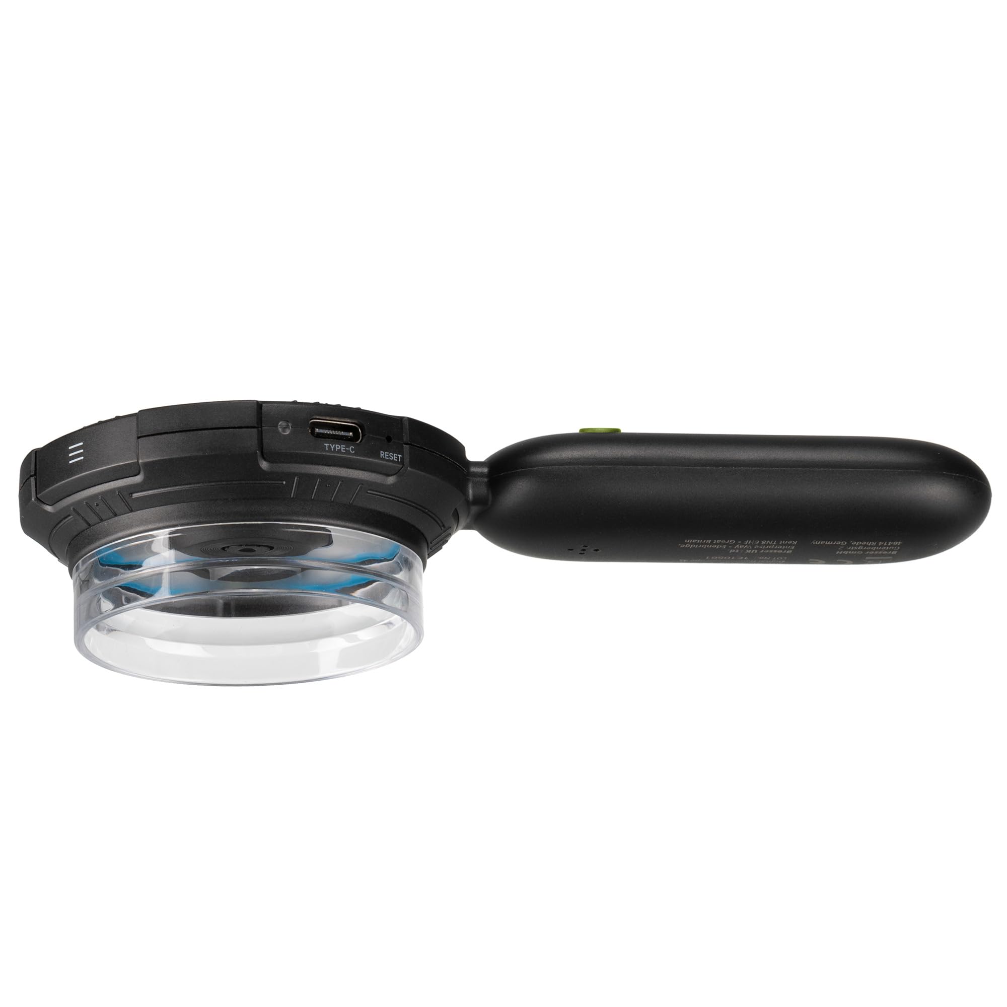 Bresser Microscopio digitale manuale per bambini e genitori, 10 x ottici, fino a 40 x digitali, 8 LED dimmerabili, funzione fotografica e webcam, giocattolo educativo