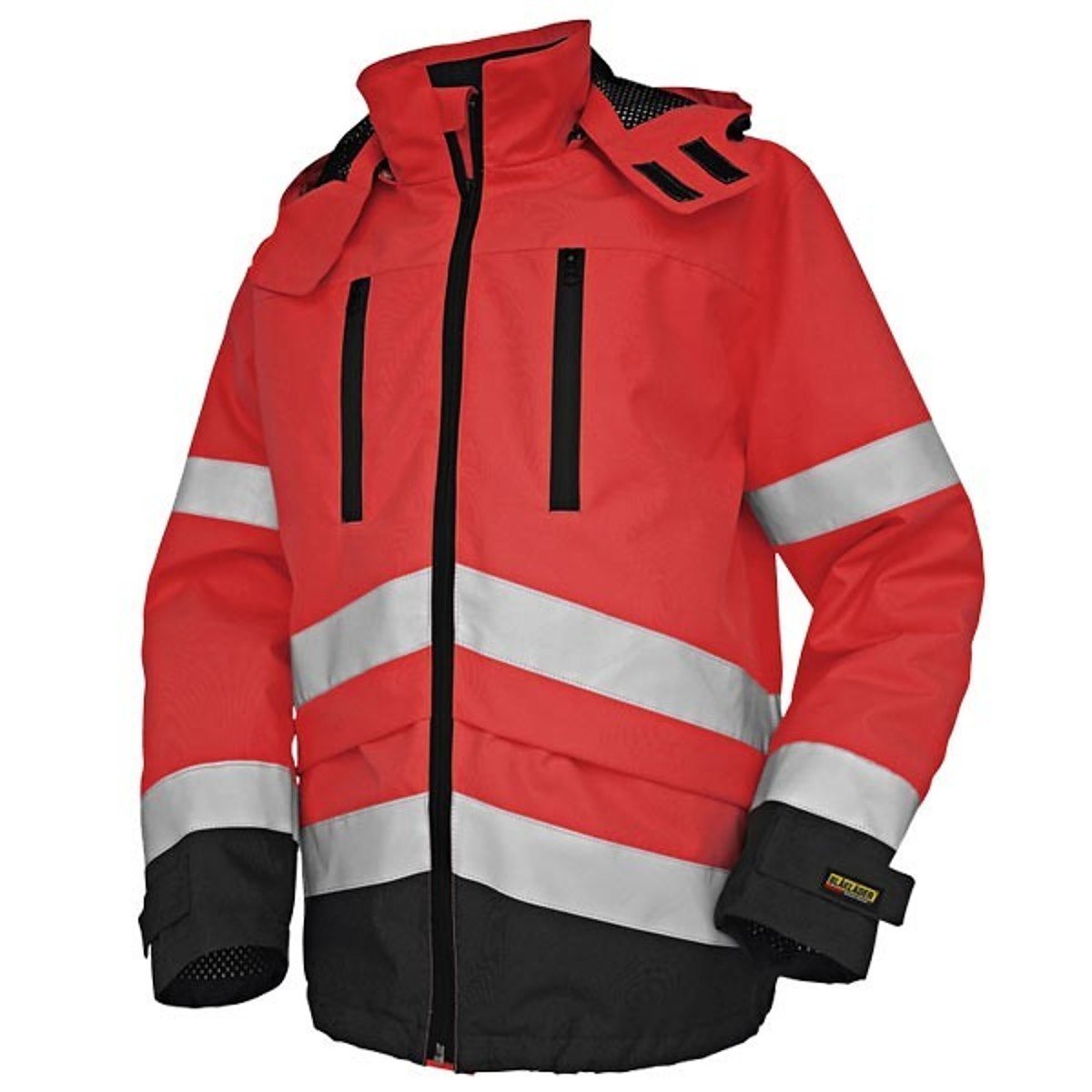 Blakläder 4837197755994XL High Vis Veste imperméable class 3 Taille 4XL Rouge/​Noir