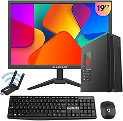 Mini PC Slim Intel Core i7 3ª Geração | 16GB RAM | SSD 512GB NVMe | Windows 11 Pro | Monitor 19’’ + Teclado e Mouse sem Fio | WI-FI 5GHZ | Computador Completo para Escritório e Estudos