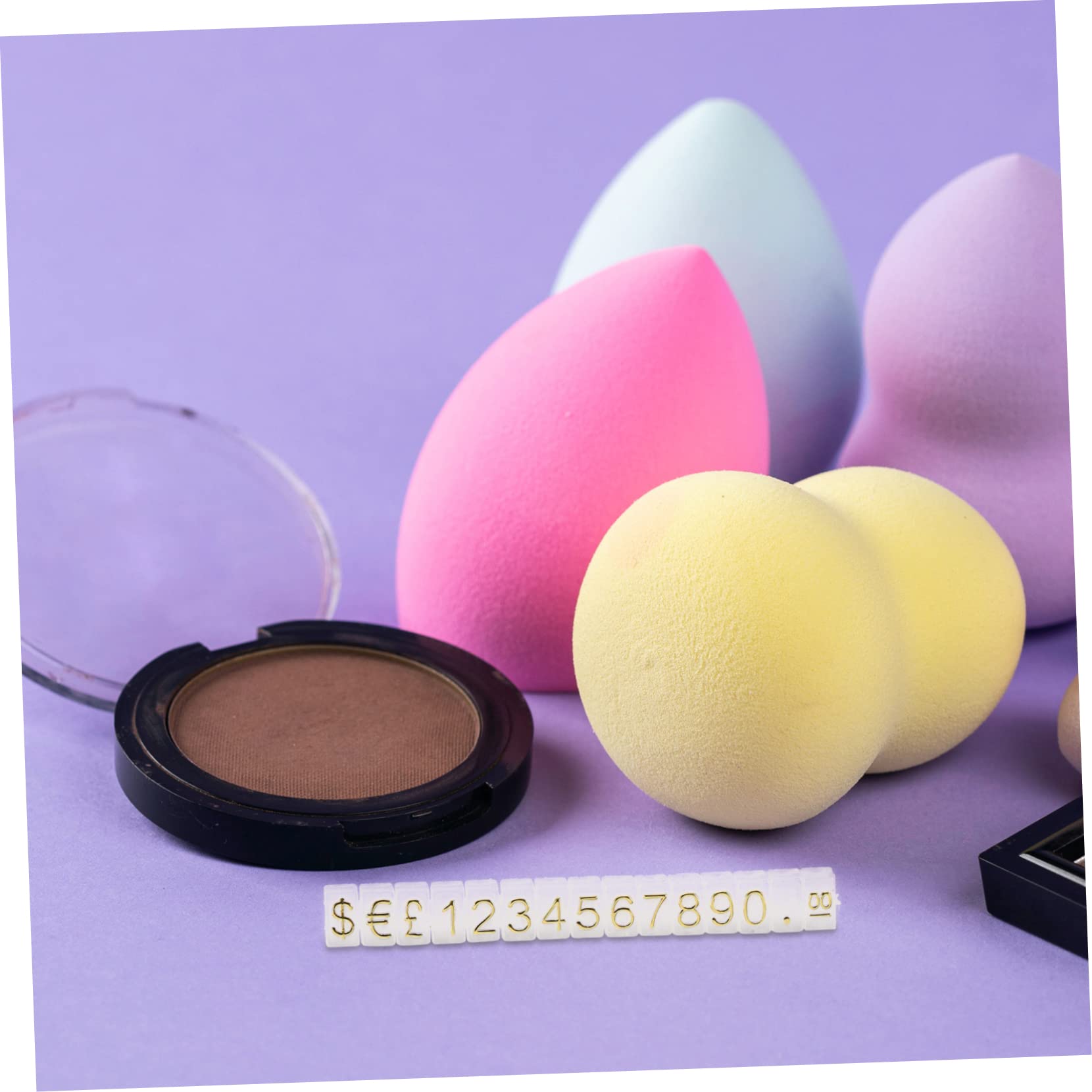 UTHCLO Plastic Tag Cube 20pcs Jewelry Display Tags Removable Blocks for Shopping Mall