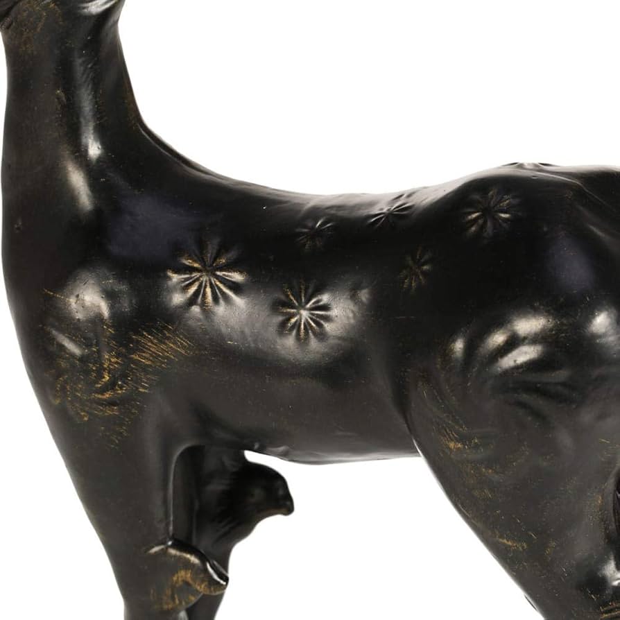 Amazon.co.jp: 彫刻彫刻像動物鹿彫刻像装飾彫刻ブロンズ色 : ホーム