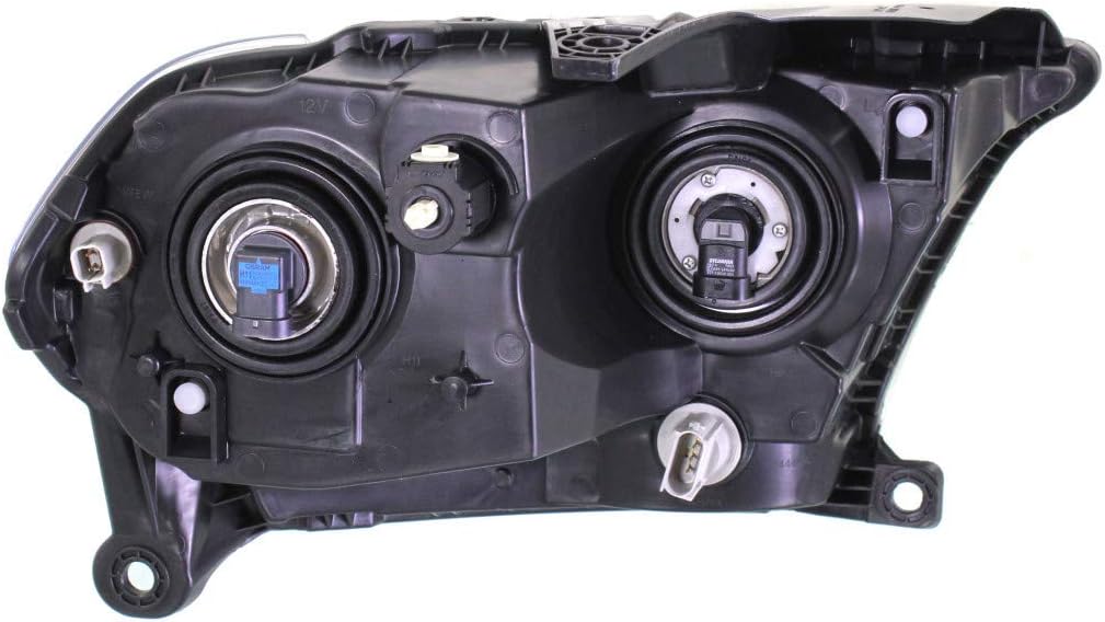 CarLights360: For 2011 2012 2013 Dodge Durango Headlight Assembly Driver Side Chrome w/Bulbs CAPA Certified For CH2502228 | 55079367AC, 55079367AB, 55079367