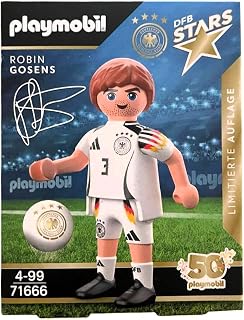PLAYMOBIL Figuras de jugador de DFB Stars a elegir – Edición limitada a la EM 2024 (71666 – Robin Gosens)