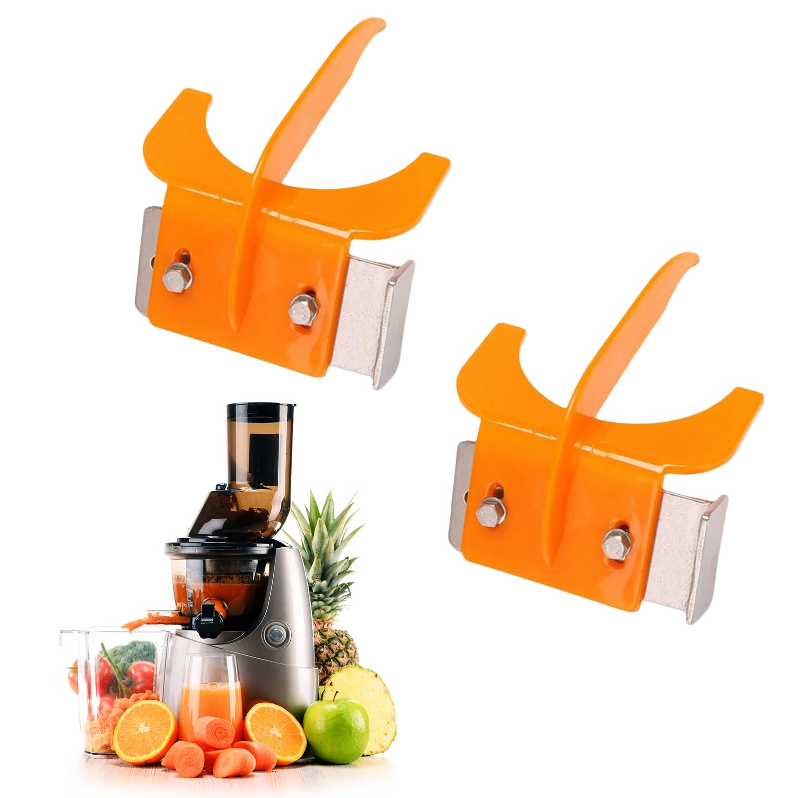 REDYY 2 Pieces Electric Orange Juicer Spare Parts Compatible for XC-2000E Series Lemon Juicing Machine Cutter Peeler with Brackets Orange Peeler