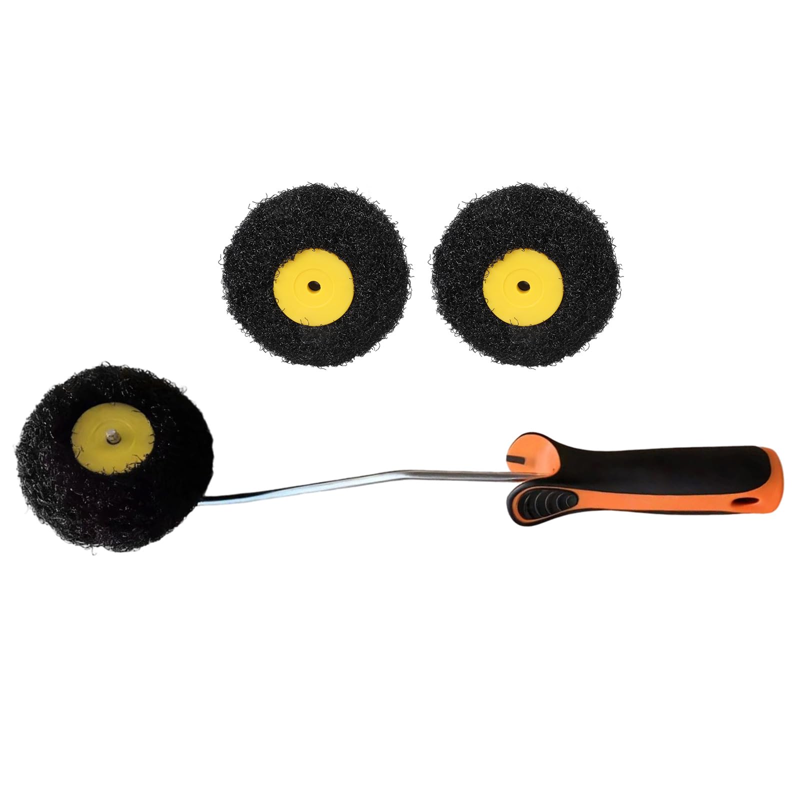 Multipurpose Corner Dry Wall Mud Roller Edges Paint Brush Dry Wall Corner Compound Roller for Even Compound Distribution Brush for Even Distribution