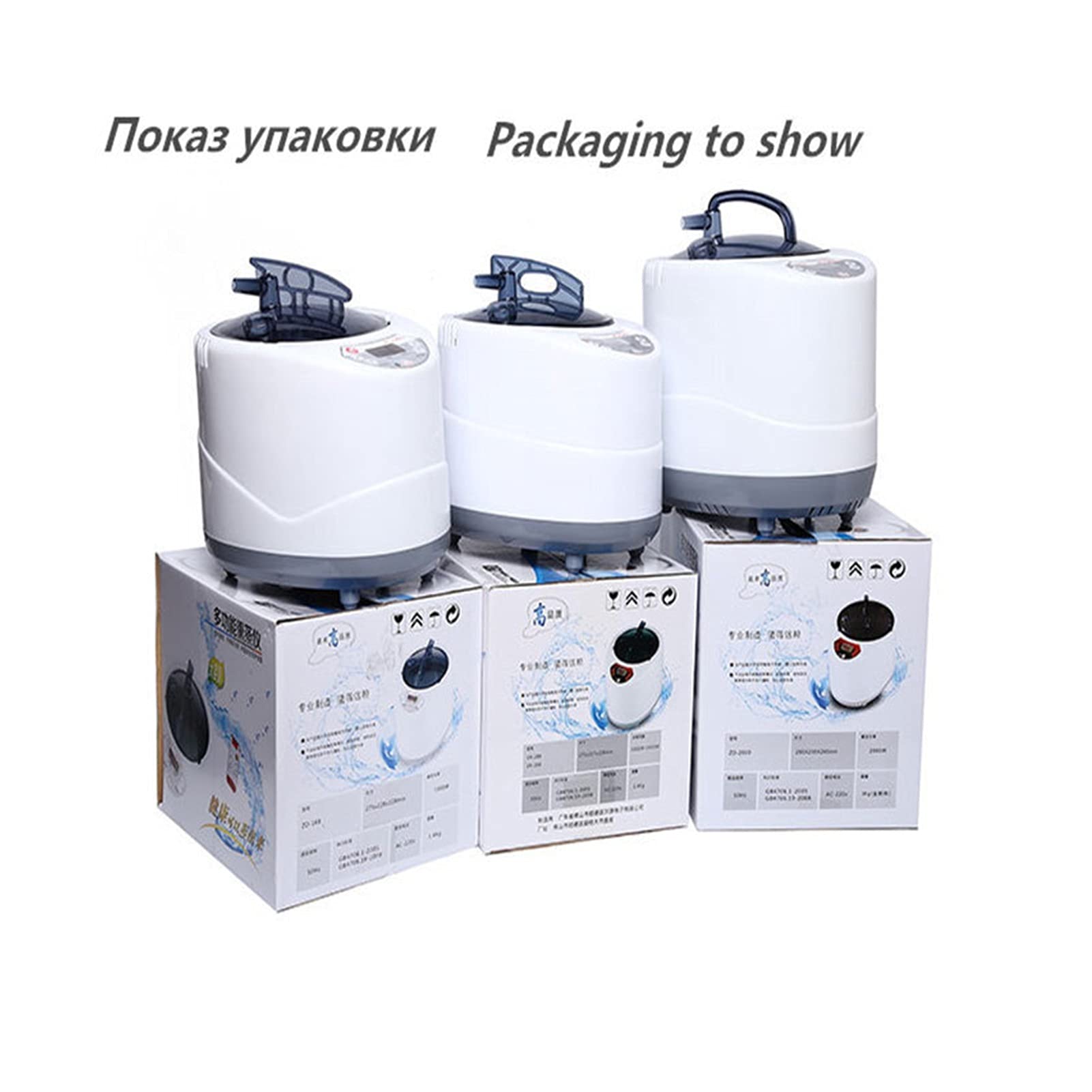 Kit generador de Ducha de Vapor, Generador de Vapor 2000W Capacidad de actualización 4L Pote de Vapor for Sauna Barriles de Madera Vapor de Agua Grande para Uso doméstico Comercial
