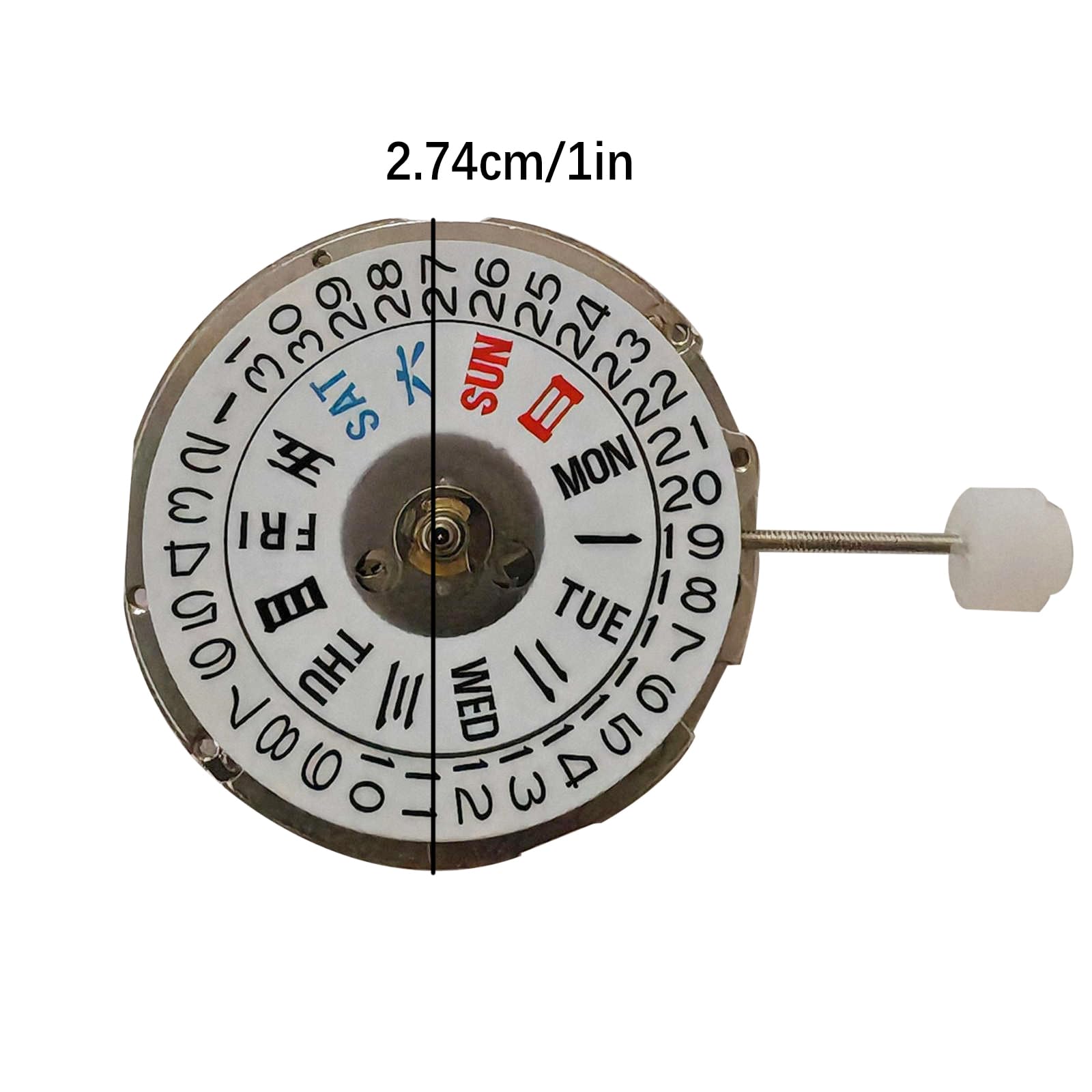 Mechaniczny mechanizm zegarka 27,4 mm do zegarka NH36 części zamienne do zegarka akcesoria do zegarka