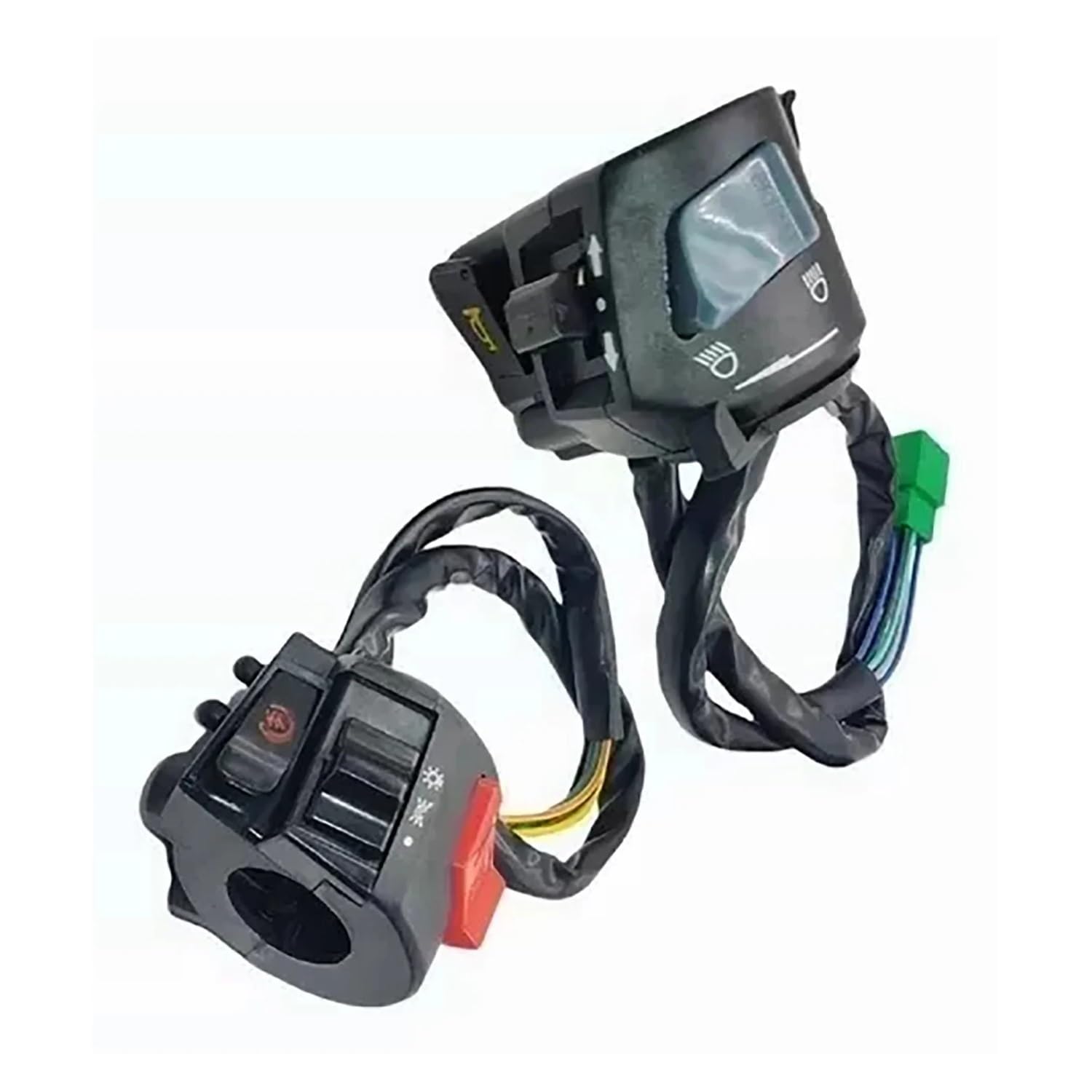 Pulsante interruttore manubri 2 Pezzi Comandi Manubrio Sinistro E Destro Per DT150 SPORT/per FORZA 150/FT150/FT 150/FT150G/FT150G NEGR/ricambi Per Motociclette FT