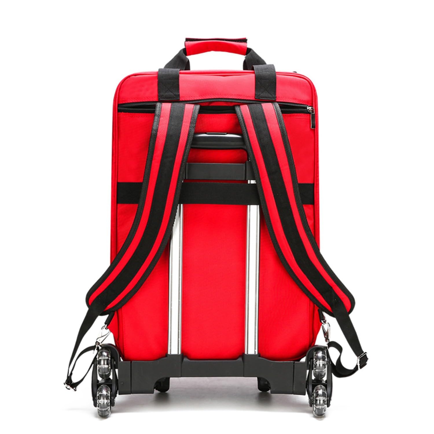 Mochila Emergencias Sanitarias Con Carrello Ruote Rimovibile,Mochila De Emergencias Modulable De Gran Capacidad,Bolsa Para Equipo De Protección Individual,Bolsa Bombero Transporte EPI,Médico A