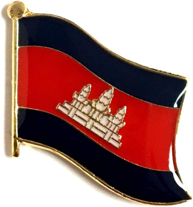 One Flag Lapel Pin Badge; International Waving World Patriotic Country Hat Lapel Pin