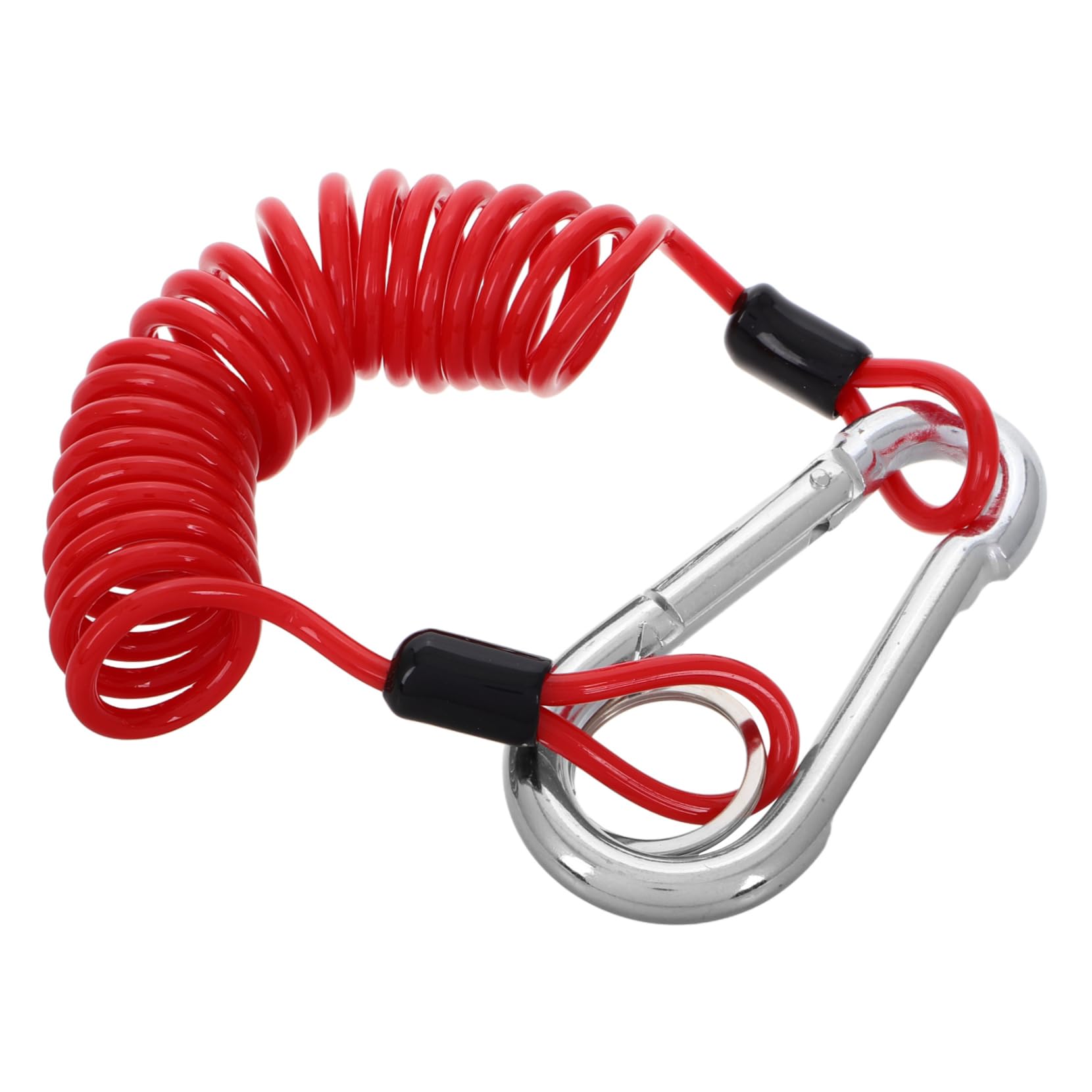 Ciieeo 6ft Carbon Steel Trailer Brake Cable for Rv Towing Emergency Breakaway Cable Spring Coiled Safety Wire