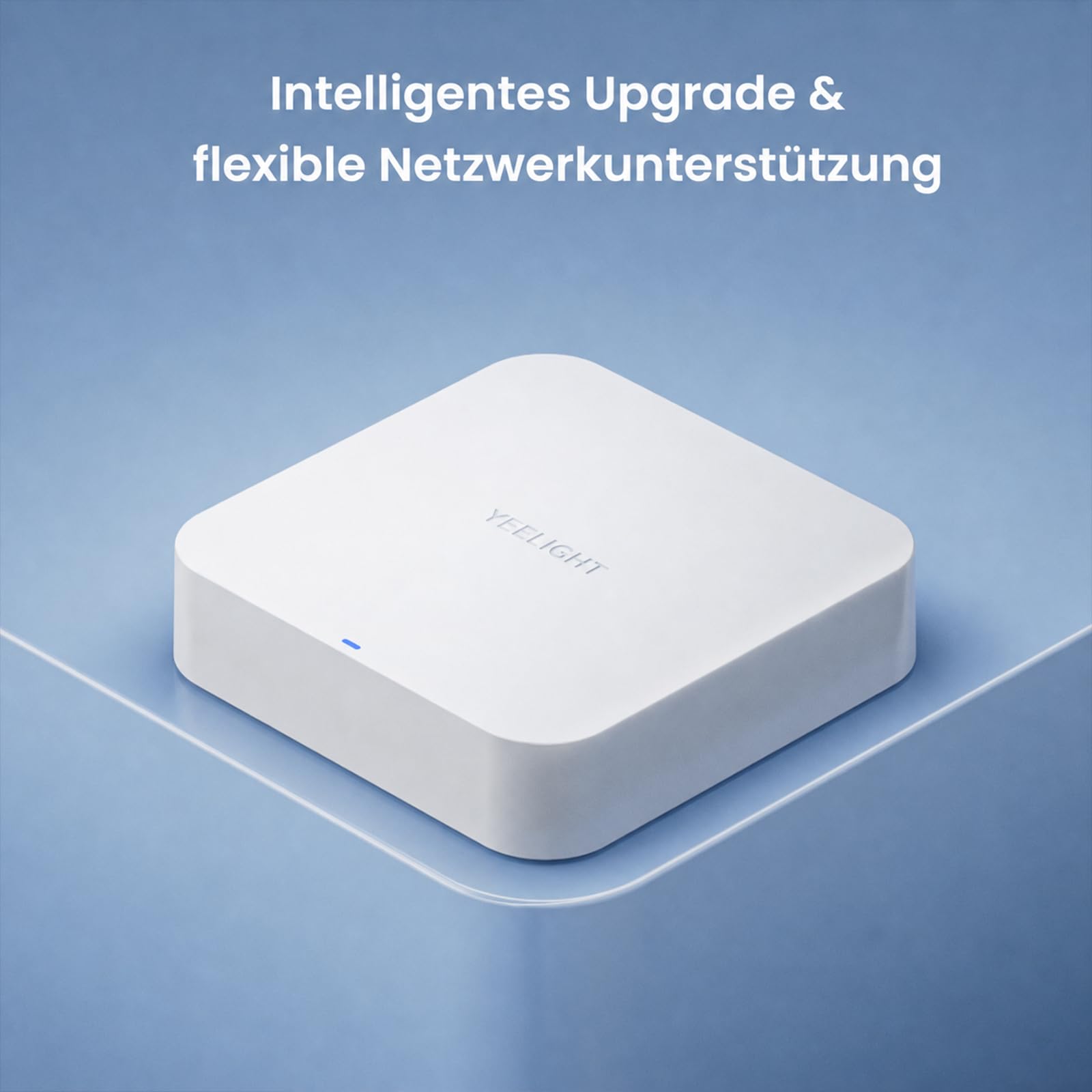 YEELIGHT E1 Smart Home Hub, Matter-Controller & Thread-Grenzrouter für bis zu 150 Geräte, Hausautomation, Cloud-Failover, Datenschutzorientiert, kompatibel mit Apple Home, Alexa, Google & SmartThings