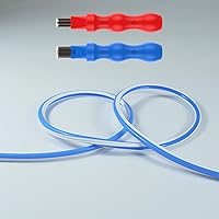 Vista 1 de JARBIH Cubierta de tira de luz LED flexible de neón separada, 16.4 pies 0.236 in sin desgaste, cubierta de difusor de silicona flexible con 2