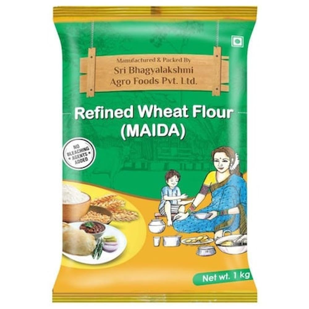 Sri Bhagyalakshmi Refined Wheat Flour (Maida), 1kg (B0CJYDWTWH) Amazon Price History, Amazon Price Tracker