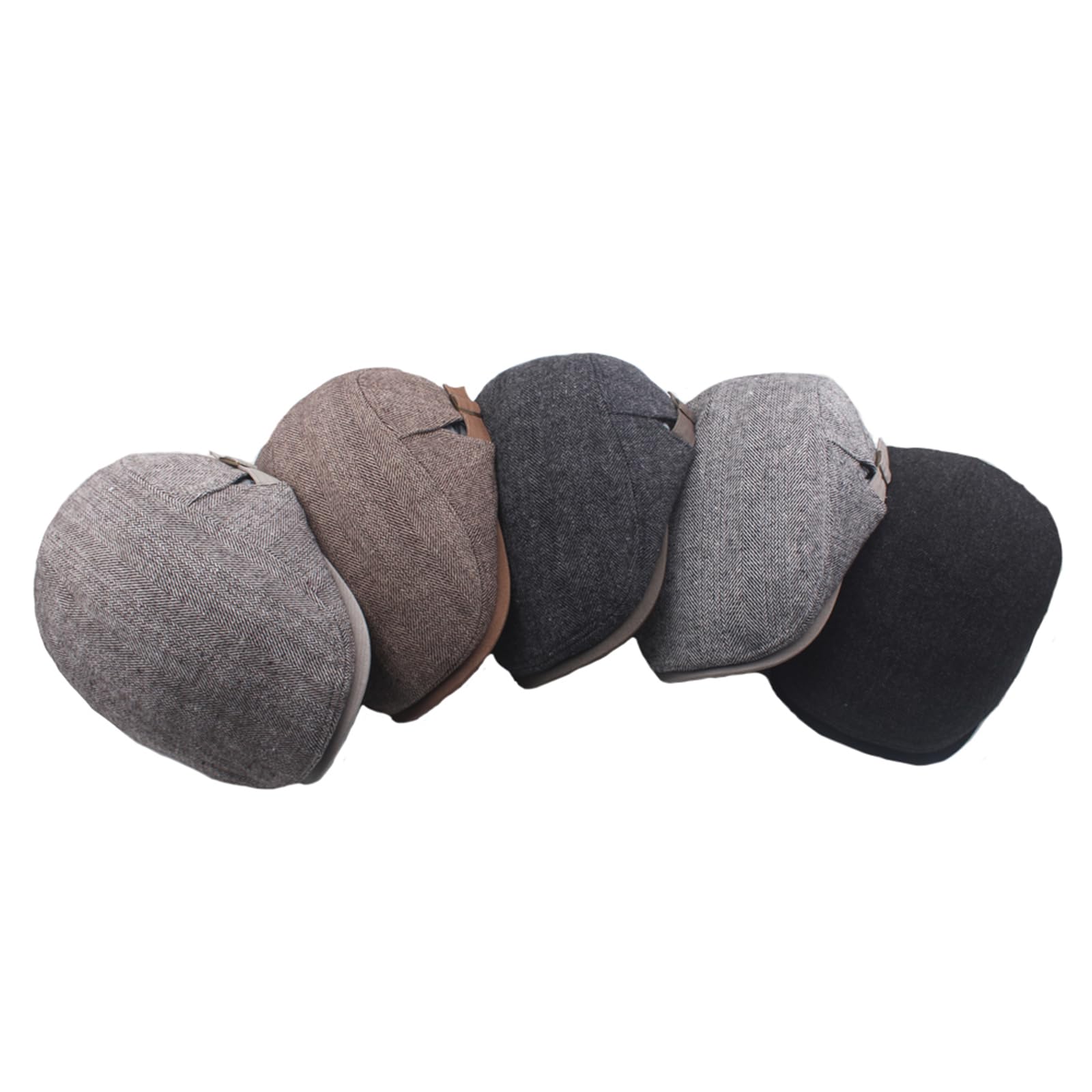 meioro męska czapka bawełniana, czapka z motywem Herringbone Tweed Newsboy, regulowana czapka z mieszanki wełny, czapka, czapka Gatsby, Cabbie, Ivy Caps, regulowana czapka, styl Gatsby, czapka z