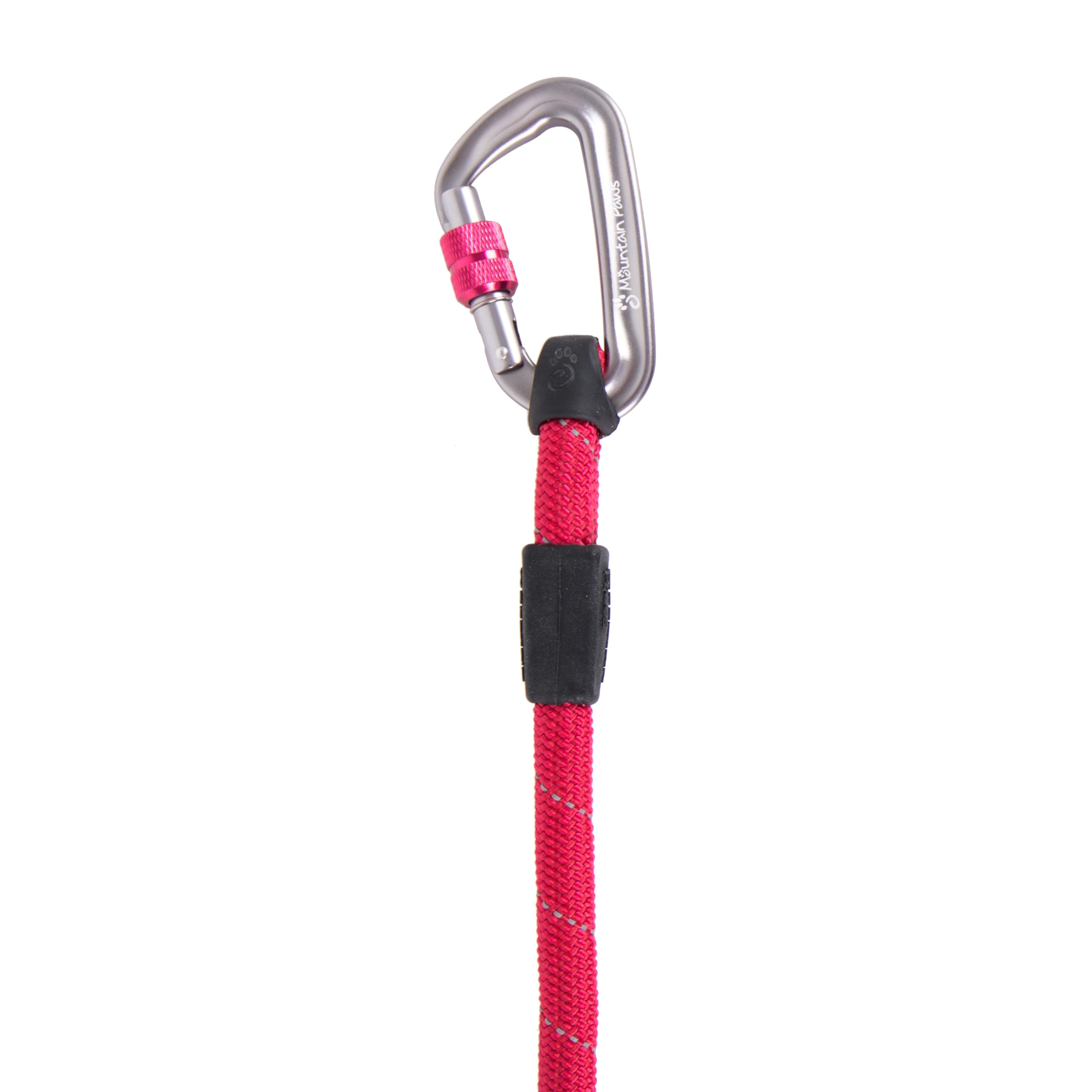 Mountain Paws Guinzaglio per cani con moschettone, riflettente, con manico imbottito in neoprene, 1,2 m