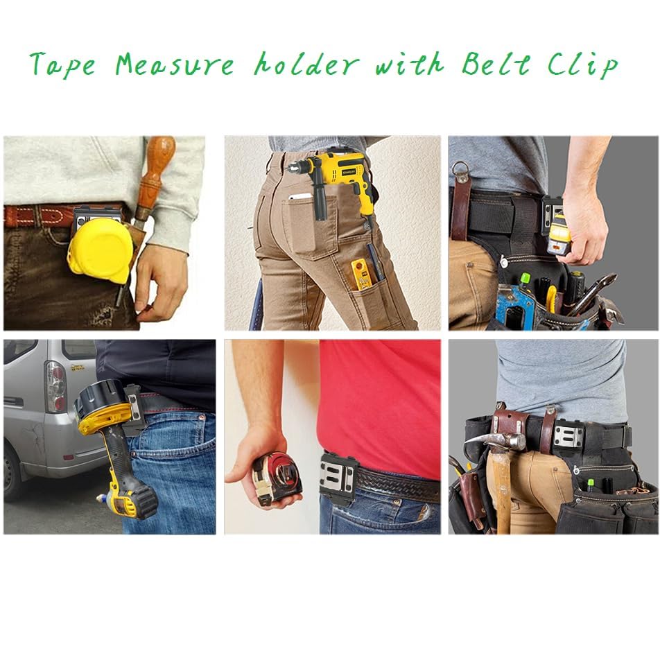 Miniatura 7 de Soporte de herramientas para cinturón, soporte de taladro de cinturón de herramientas con clip, soporte de taladro inalámbrico con clip de cinturón
