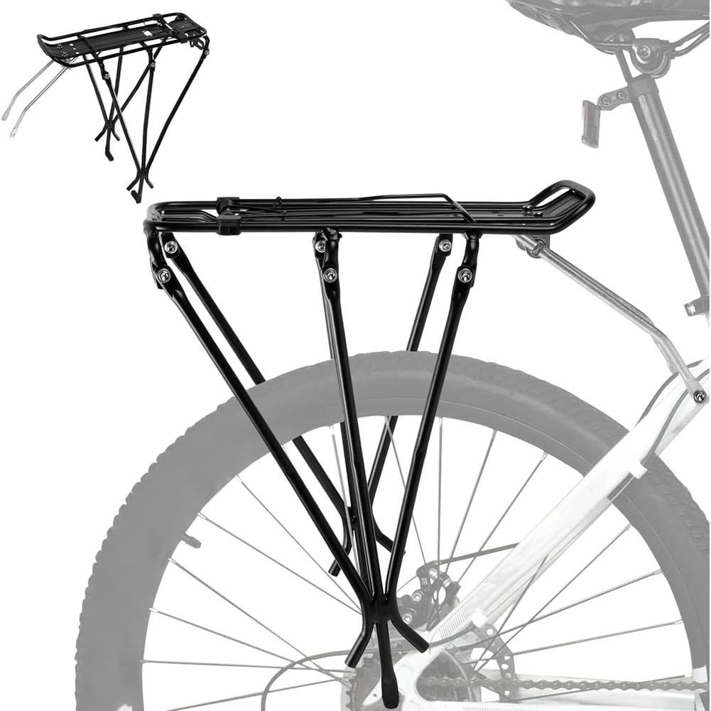 Estante trasero para bicicleta de freno de disco de aluminio Honseadek robusto