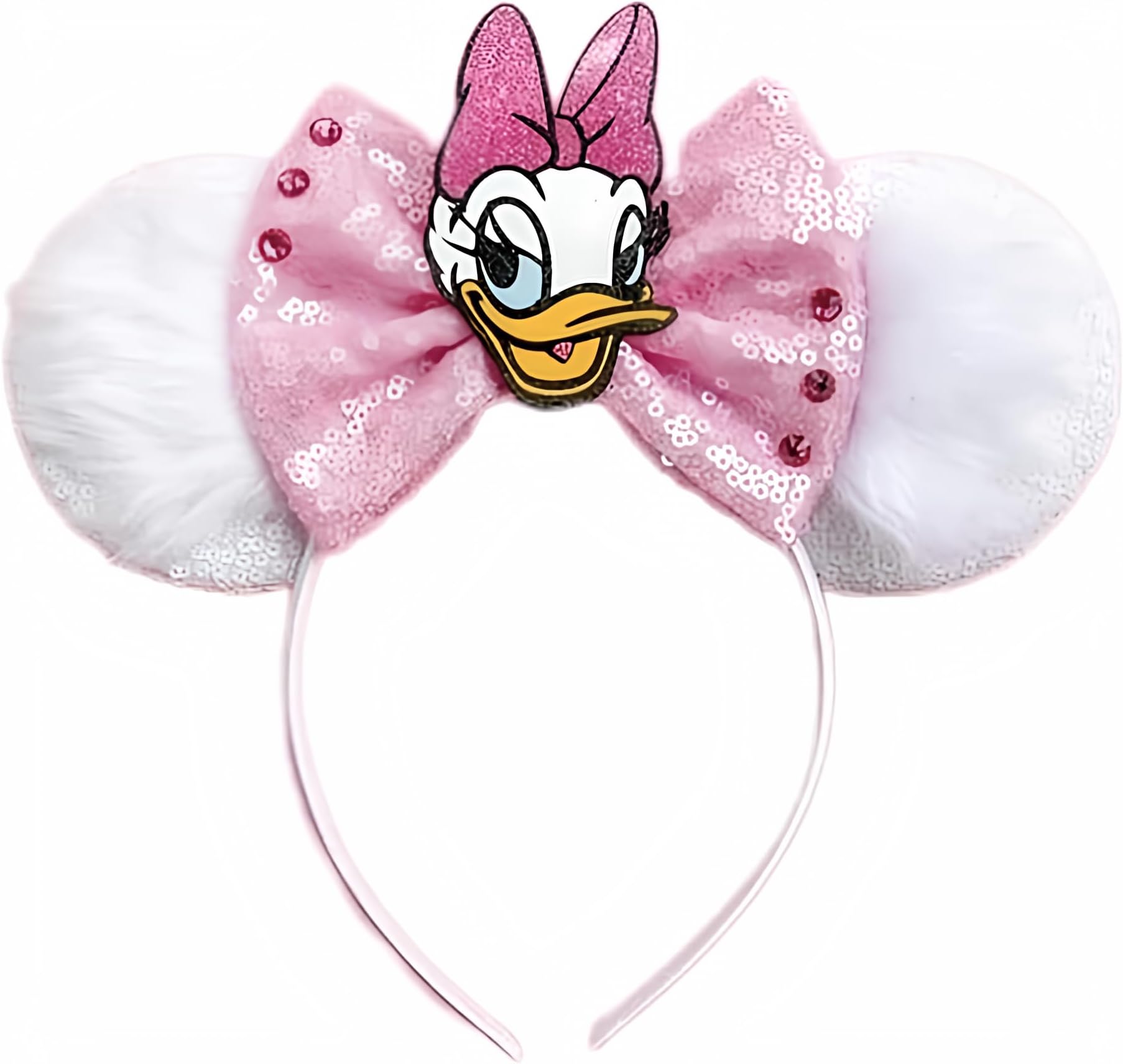 Rose Gold, Iridescent, and Silver Blue Minnie Ears, Pick Your Color