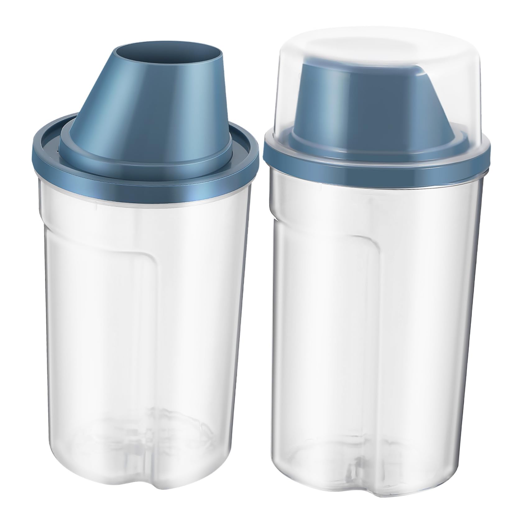 Hemoton 2Pcs Cat Food Storage Container Tightly Sealed Dry Food Holder for Pets Airtight Bin Design for Instant Visibility for Cats Dogs and Birds