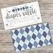 50 Little Man Diaper Raffle Tickets - Boy Baby Shower Game