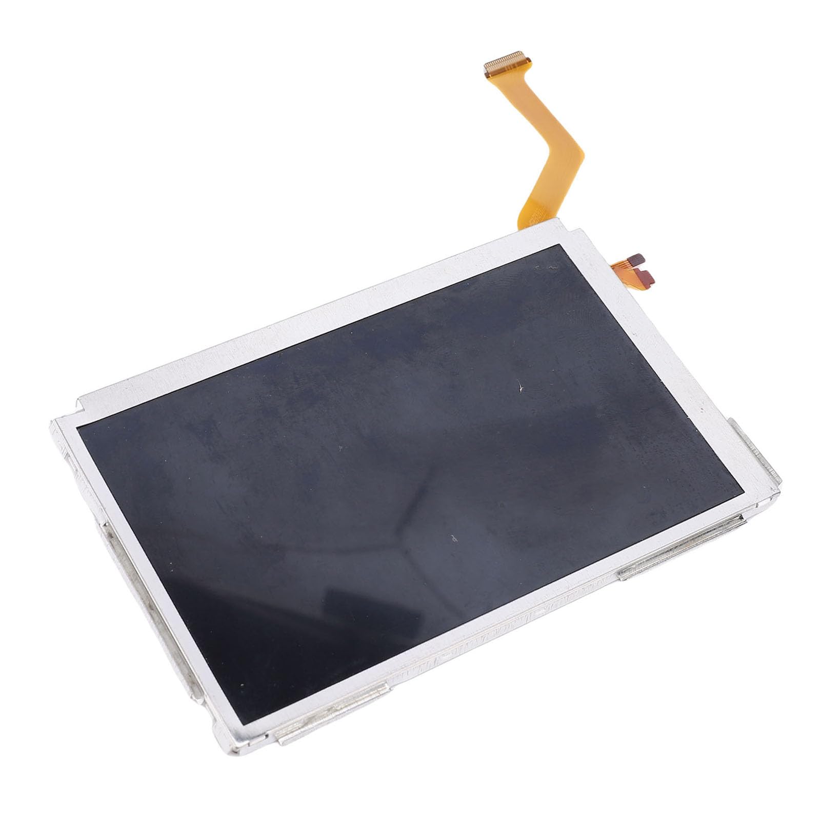 MENDUNER Wymiana Górnego Górnego Ekranu LCD dla Nowego 3DS XL LL 2015, Szklany Ekran LCD z Kablami Taśmowymi, dla Nowej Konsoli do Gier 3DS XL