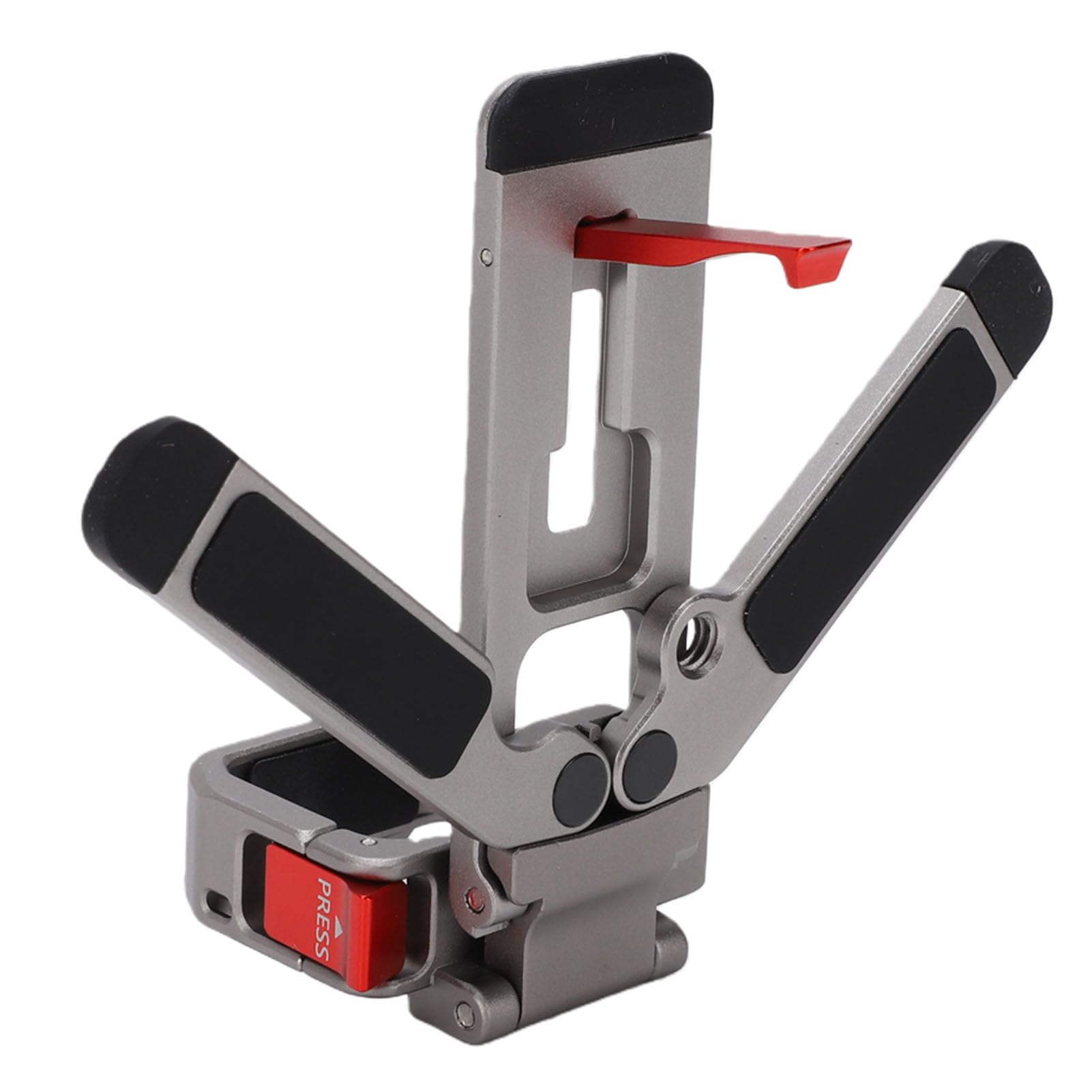 Jectse Treppiede da Tavolo per Fotocamera, Supporto Magnetico Resistente per 3 4 con Sgancio Rapido, Gancio Mantis Nascosto, Ripresa Dall'Alto, Angolo Alto Regolabile Flessibile di 201
