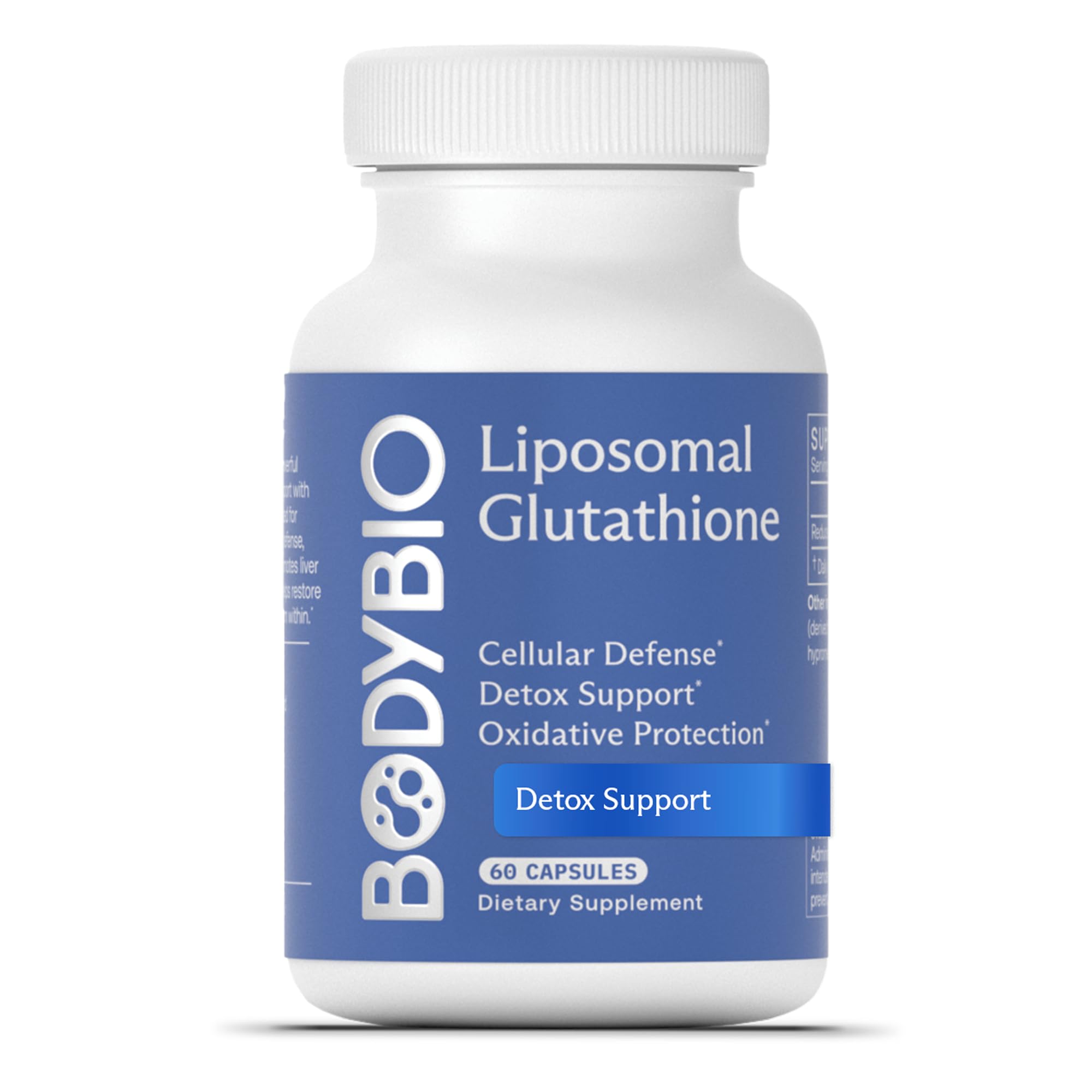 Liposomal Glutathione | Body’s Most Powerful Antioxidant | Master Detoxification | Colon Cleanse| Optimal Cell Protection for Immune Defense | Enhanced Liposomal Absorption | 60 Capsules