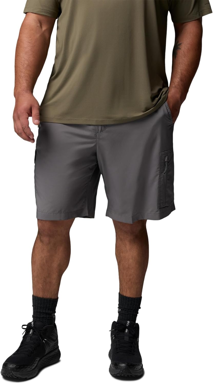 Columbia Men's Silver Ridge Utility Cargo Short, City Grey, 34 x 8