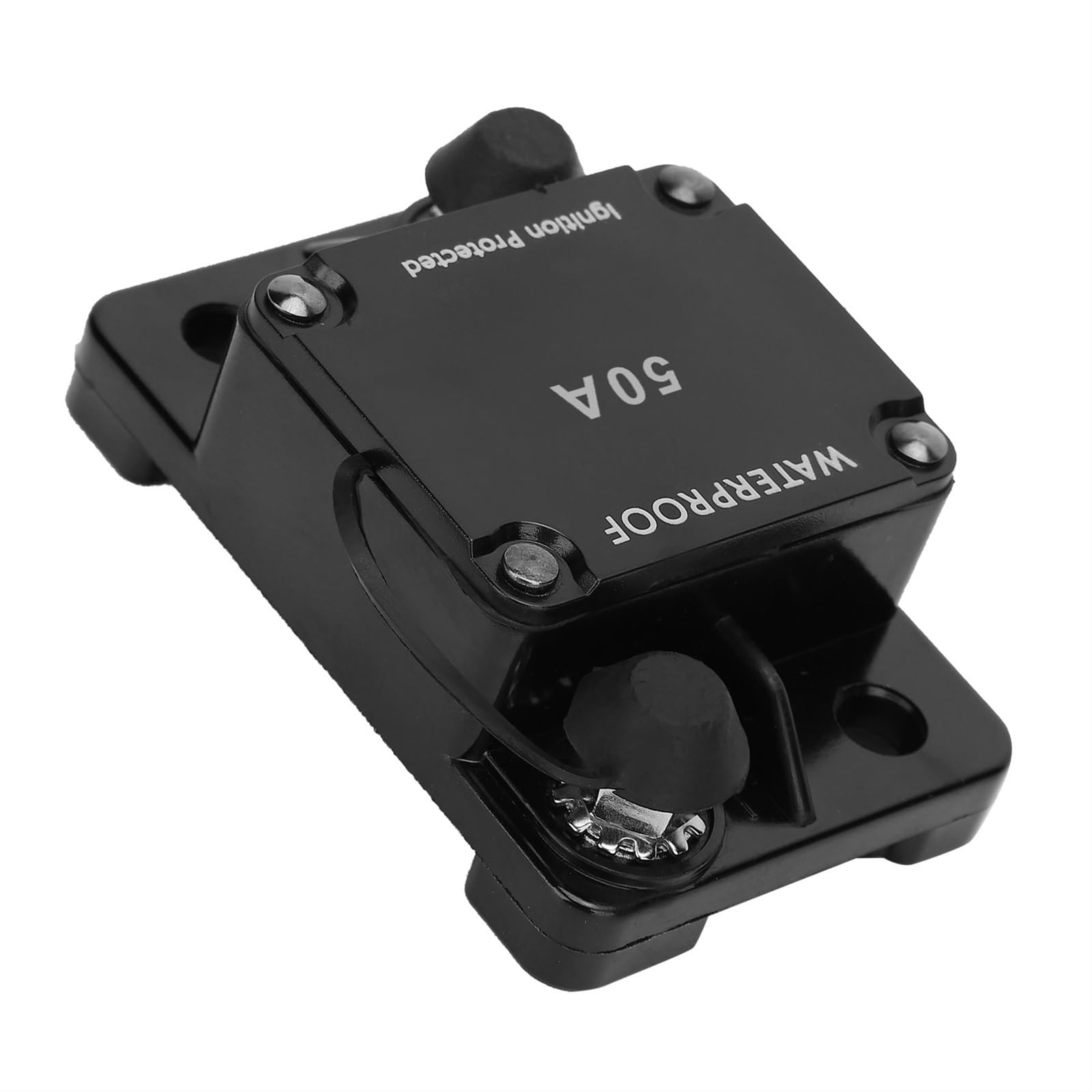 Wyłącznik automatyczny resetujący, uchwyt bezpiecznika, wodoodporny przełącznik DC12-24V HT-608(250A)