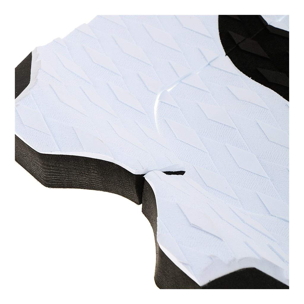 removedor de cera para tablas de surf 3 pieza de cola tabla de surf antideslizantes Con Surf Surf Cubierta antideslizante apretones Blanco Negro Bodyboard Deportes acuáticos Surf accesorios peine de c