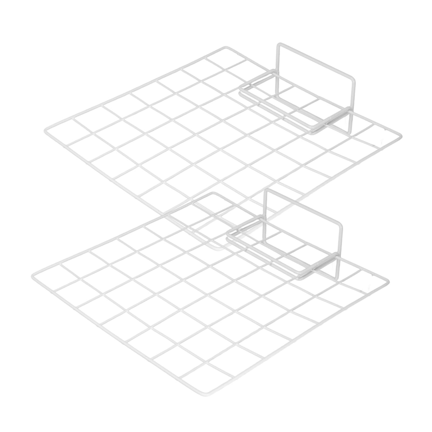 Présentoir de comptoir en fer blanc : 2 sets de grille minimaliste pour bureau