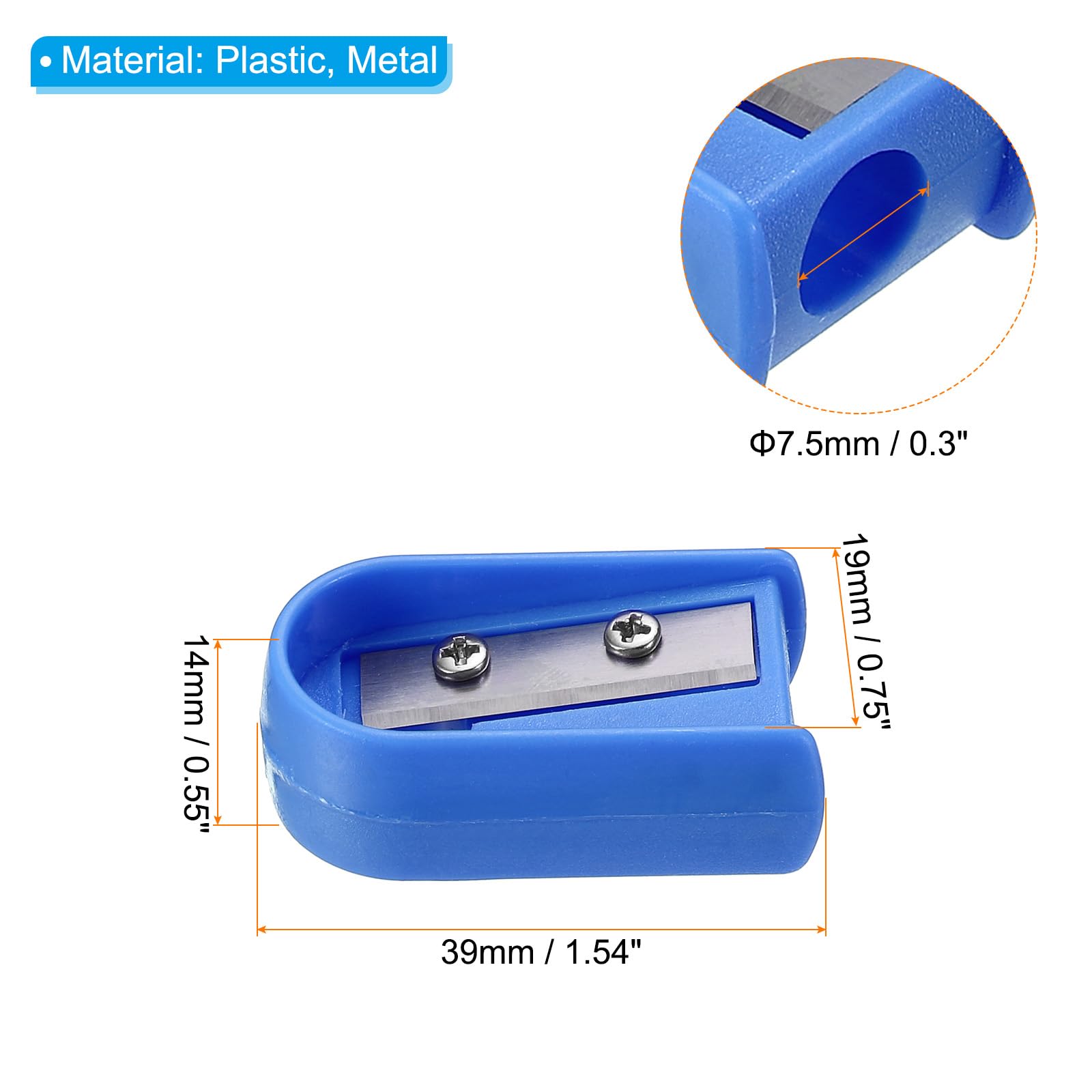青いプラスチック鉛筆削り Amazon.co.jp: PATIKIL 鉛筆削り 24個入り プラスチック製手動鉛筆削り