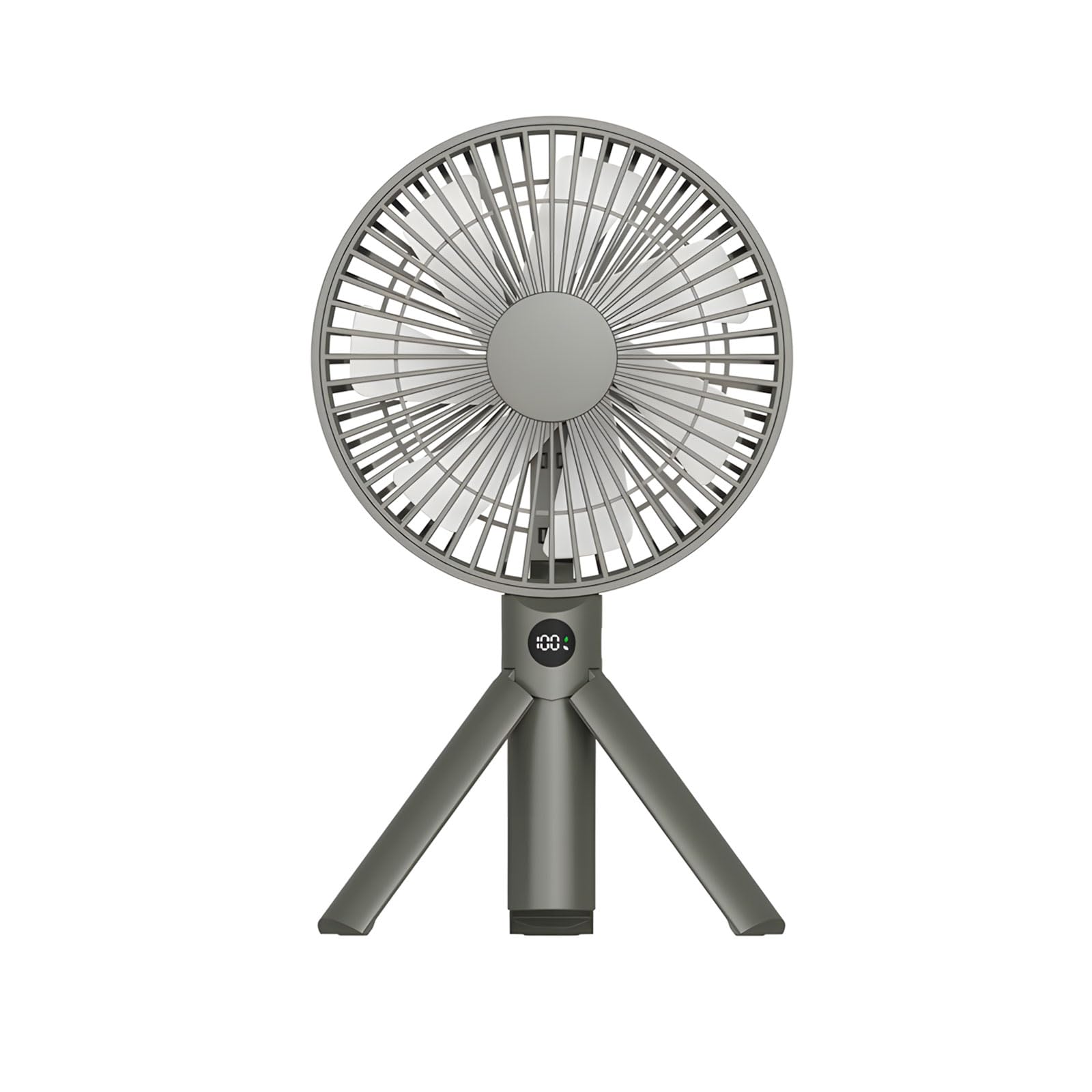 kokdid Rechargeable Fan Strong Capacity and Long Battery Life Suitable for Travel and Compact Tripod Fan
