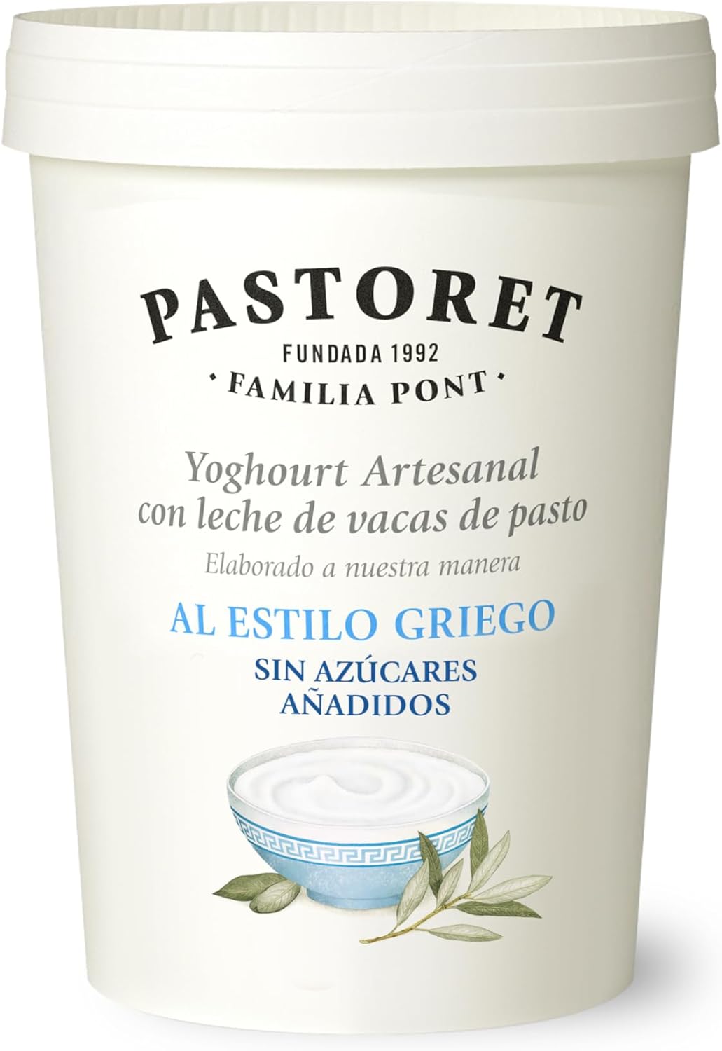 Pastoret Yogur Artesanal al Estilo Griego Sin Azúcares Añadidos, 500g - Imagen 2