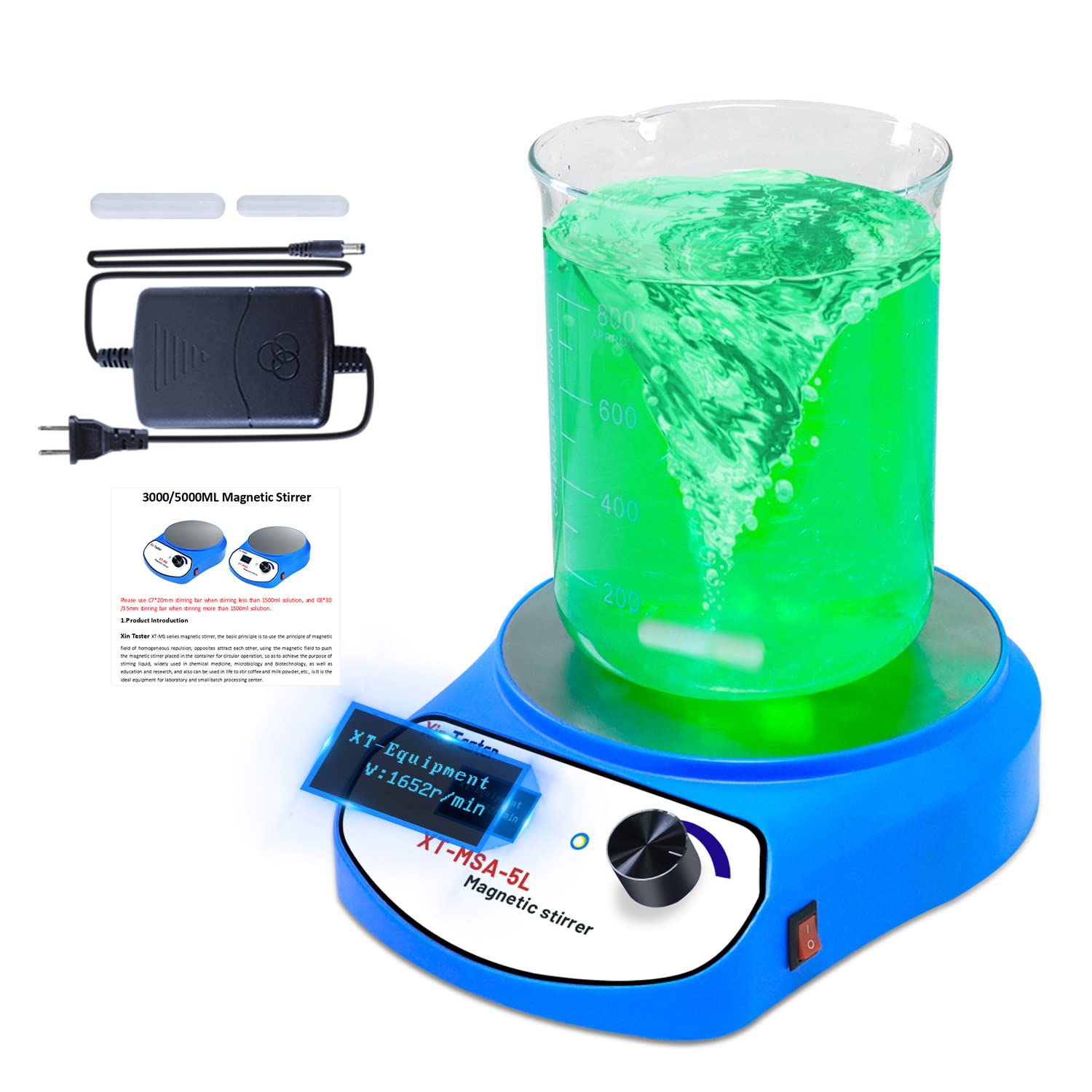 Buy Xin Tester Stirrer, LED Digital Mixer, 5000ml