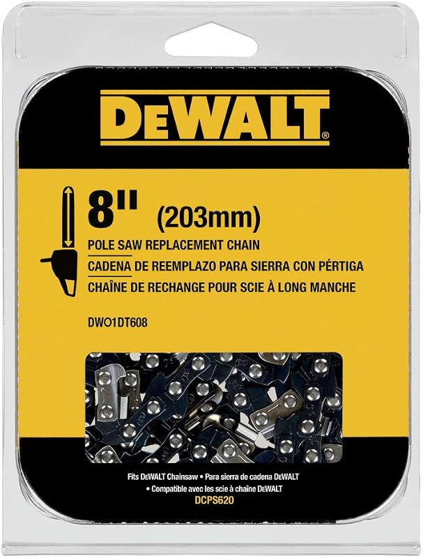 Dewalt Chain Pole Saw Replacement 8IN DWO1DT608