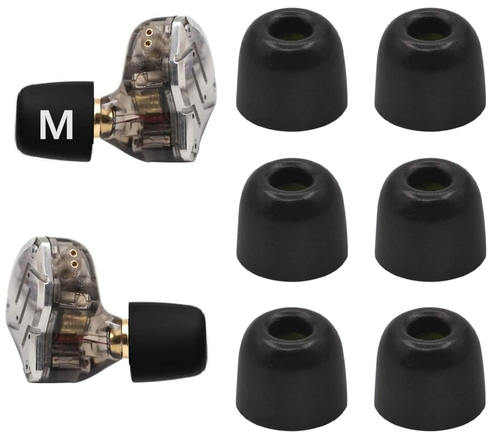 Amazon.com: Memory Foam Ear Tips Noise Canceling Foam Eartips Ear